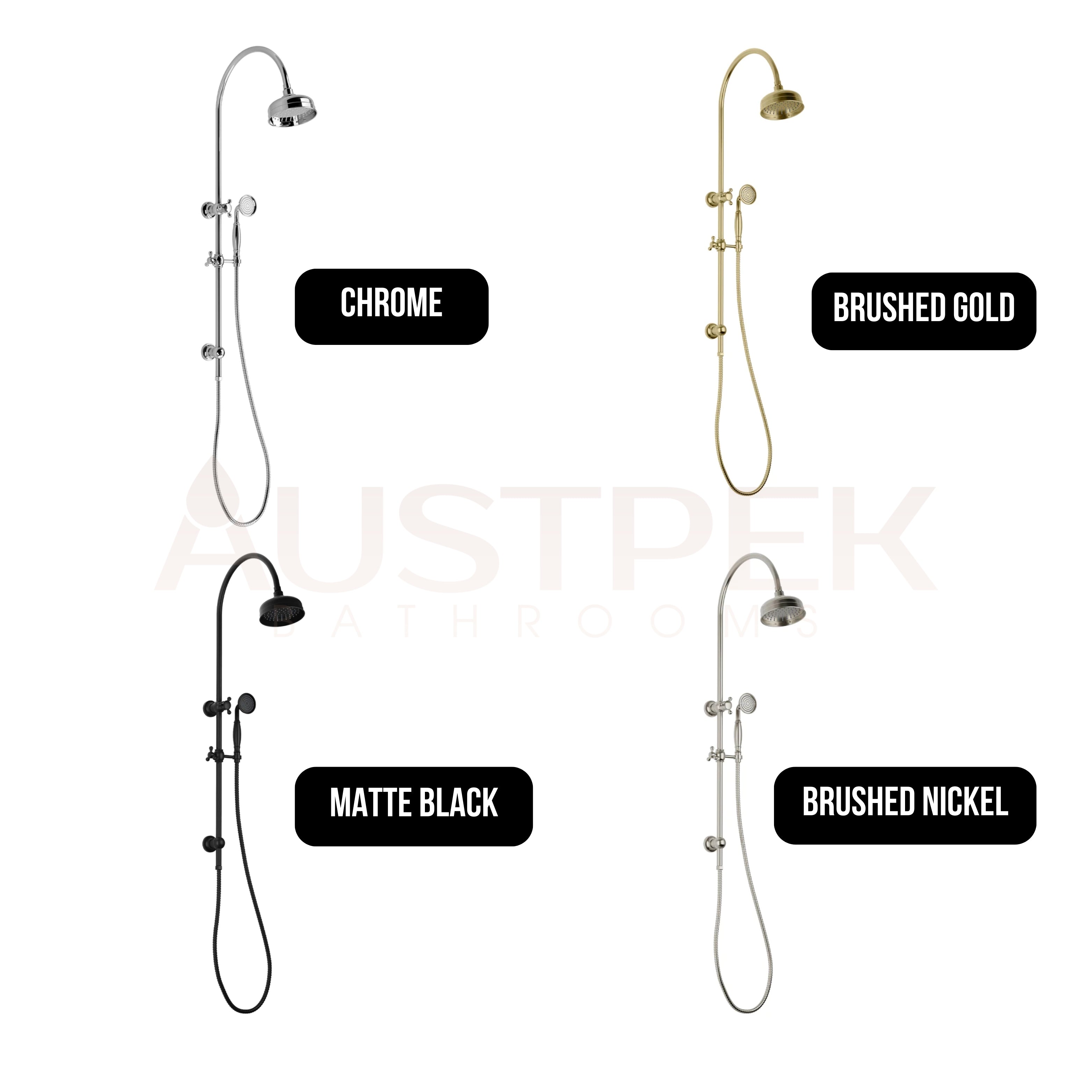 PHOENIX CROMFORD TWIN SHOWER CHROME