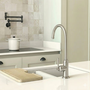 PHOENIX CROMFORD SINK MIXER 363MM BRUSHED NICKEL