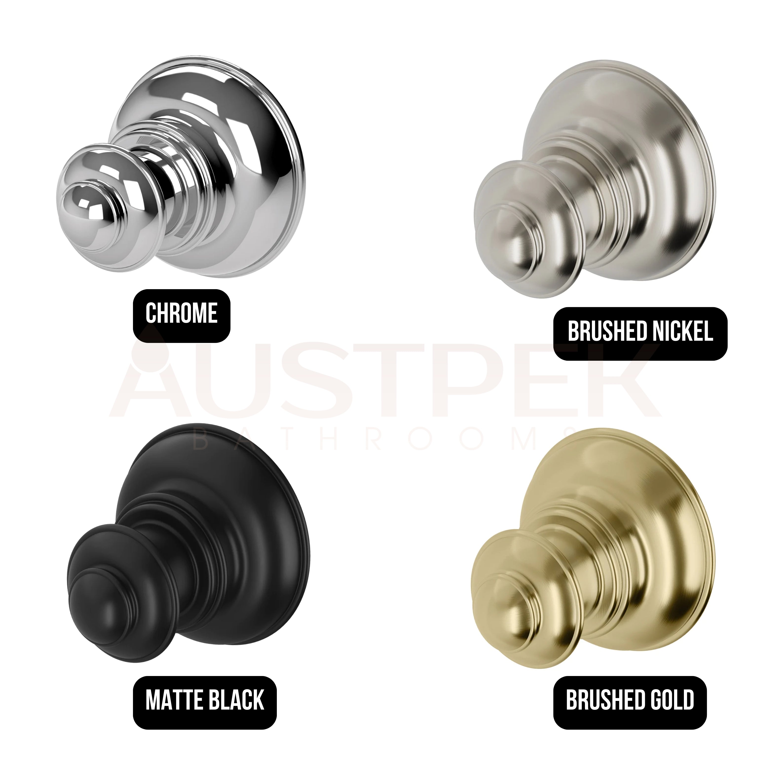 PHOENIX CROMFORD ROBE HOOK MATTE BLACK 48MM