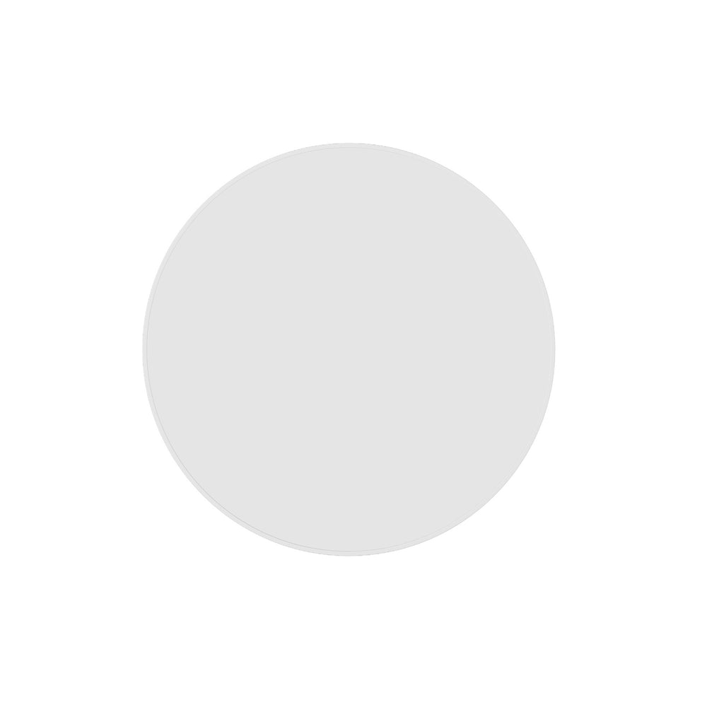 THERMOGROUP ABLAZE ROUND WHITE FRAMED MIRROR 600MM