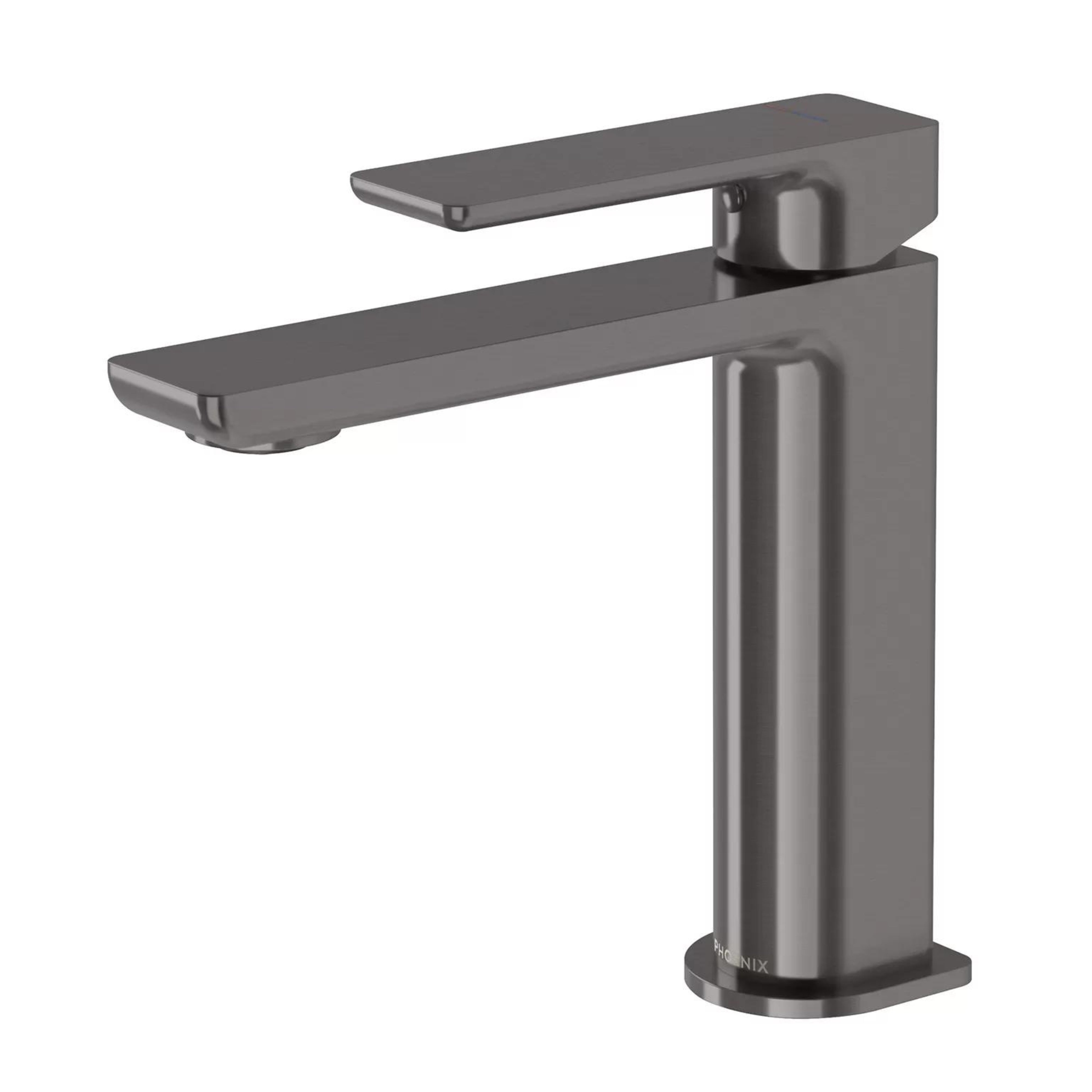 PHOENIX GLOSS MKII LEAD FREE BASIN MIXER 165MM BRUSHED CARBON