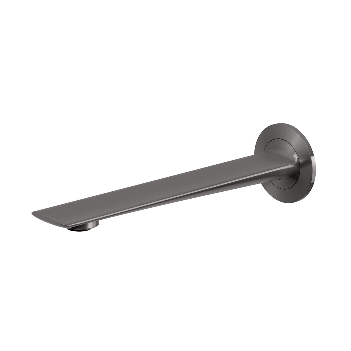 PHOENIX KUSABI WALL BASIN/BATH OUTLET 200MM BRUSHED CARBON
