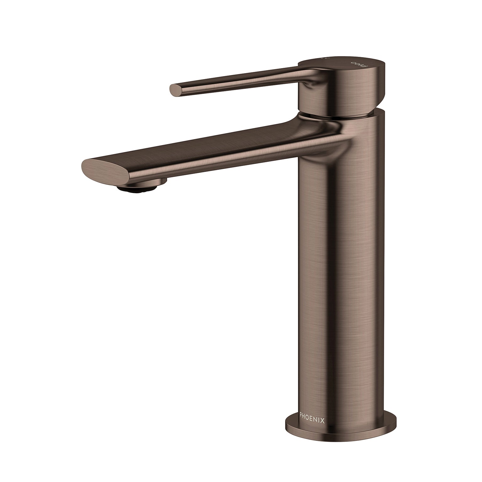 PHOENIX VASK BASIN MIXER BRUSHED BRONZE