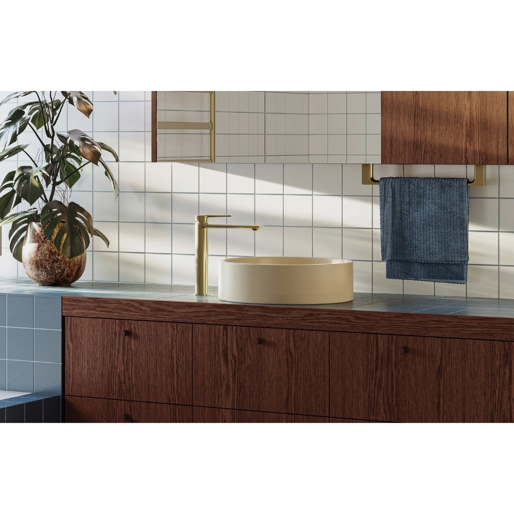 PHOENIX VASK TALL VESSEL MIXER 247MM BRUSHED GOLD