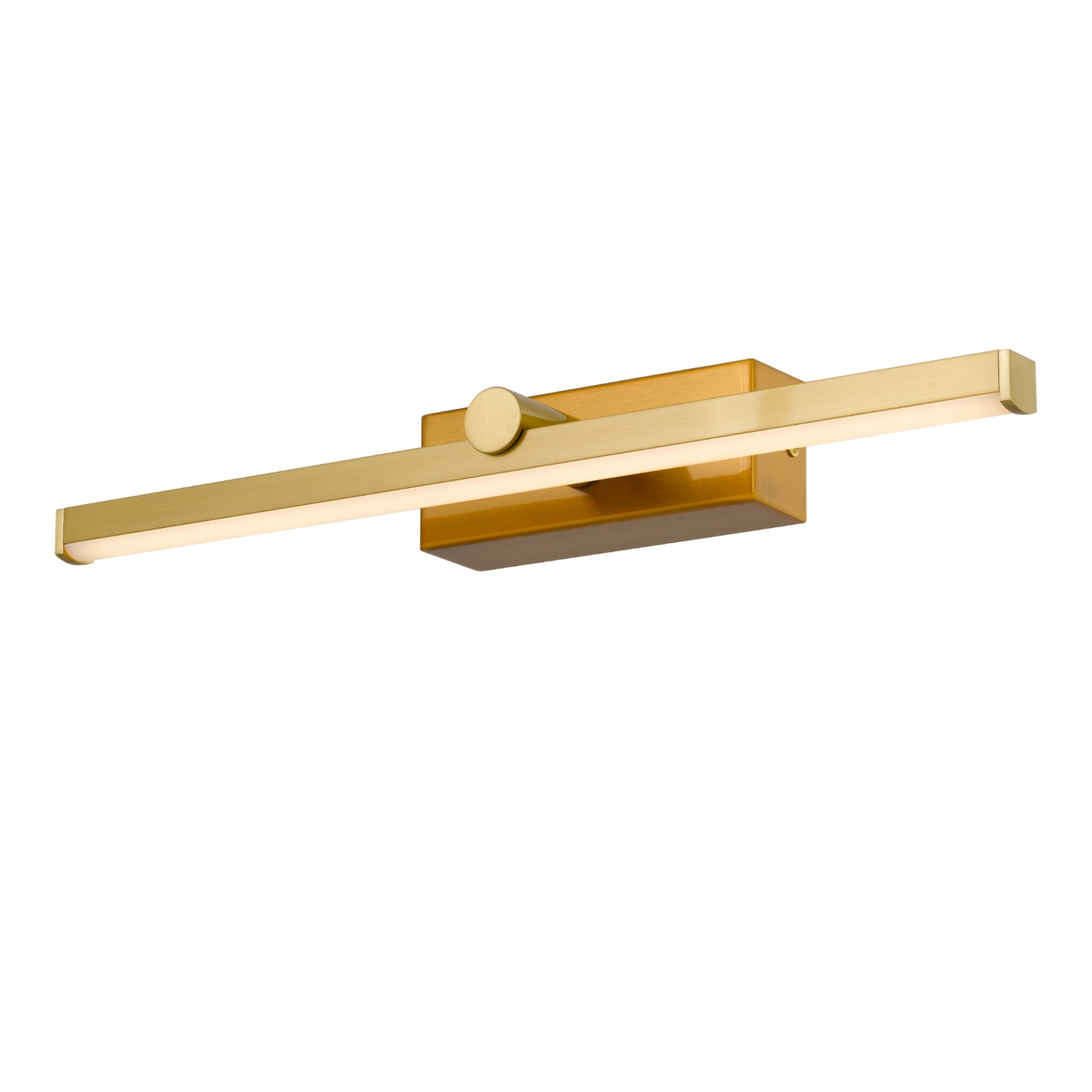 TELBIX FOLEY VANITY LED WALL LIGHT ANTIQUE GOLD 400MM