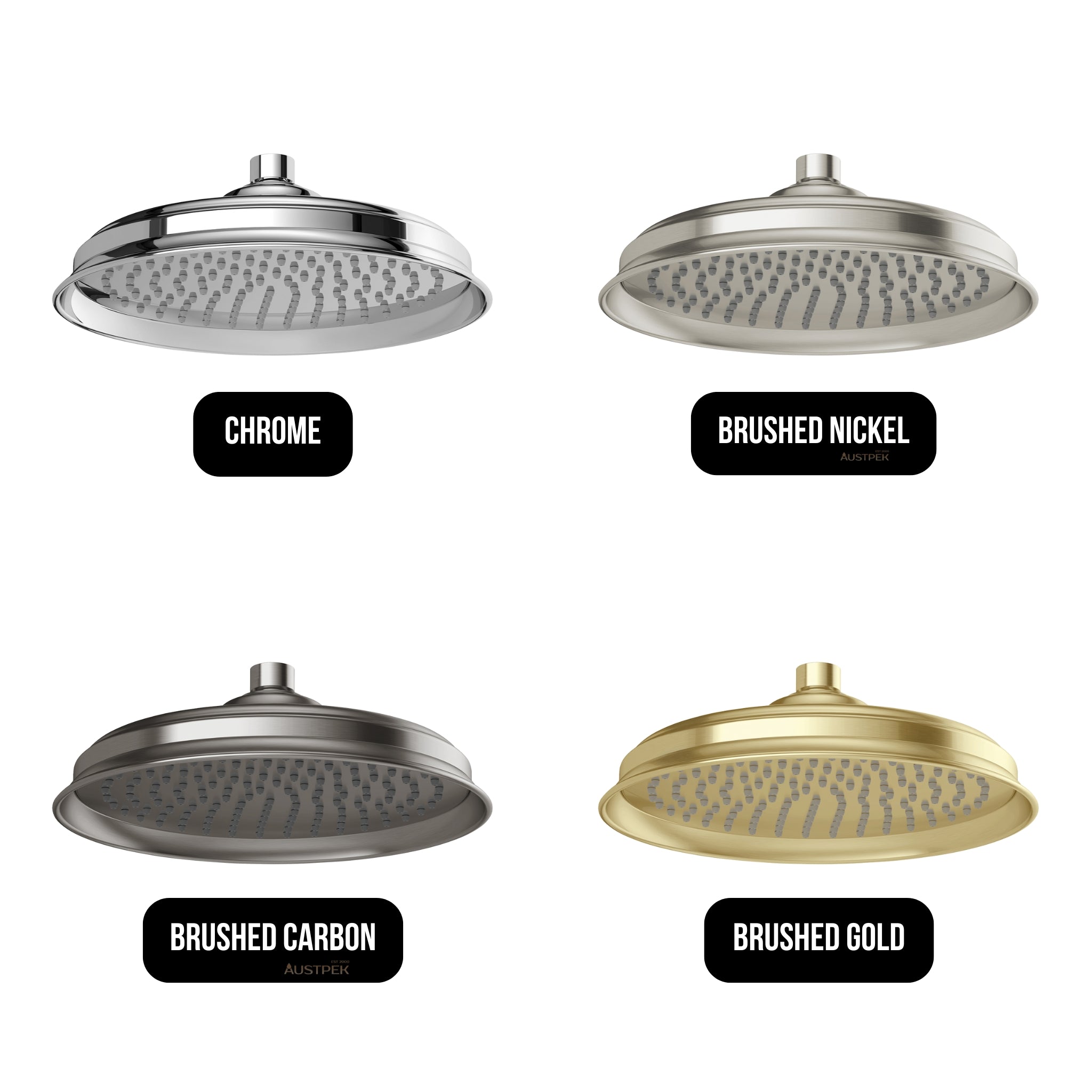 PHOENIX WILTERN SHOWER ROSE 220MM CHROME