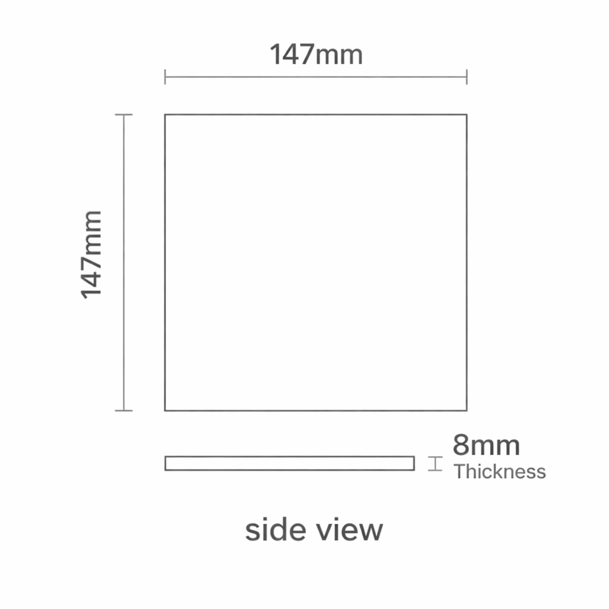 ELITE IMPORTERS GREENLAND FROST ANTI SLIP 147X147MM SQUARE TILE (PER BOX)