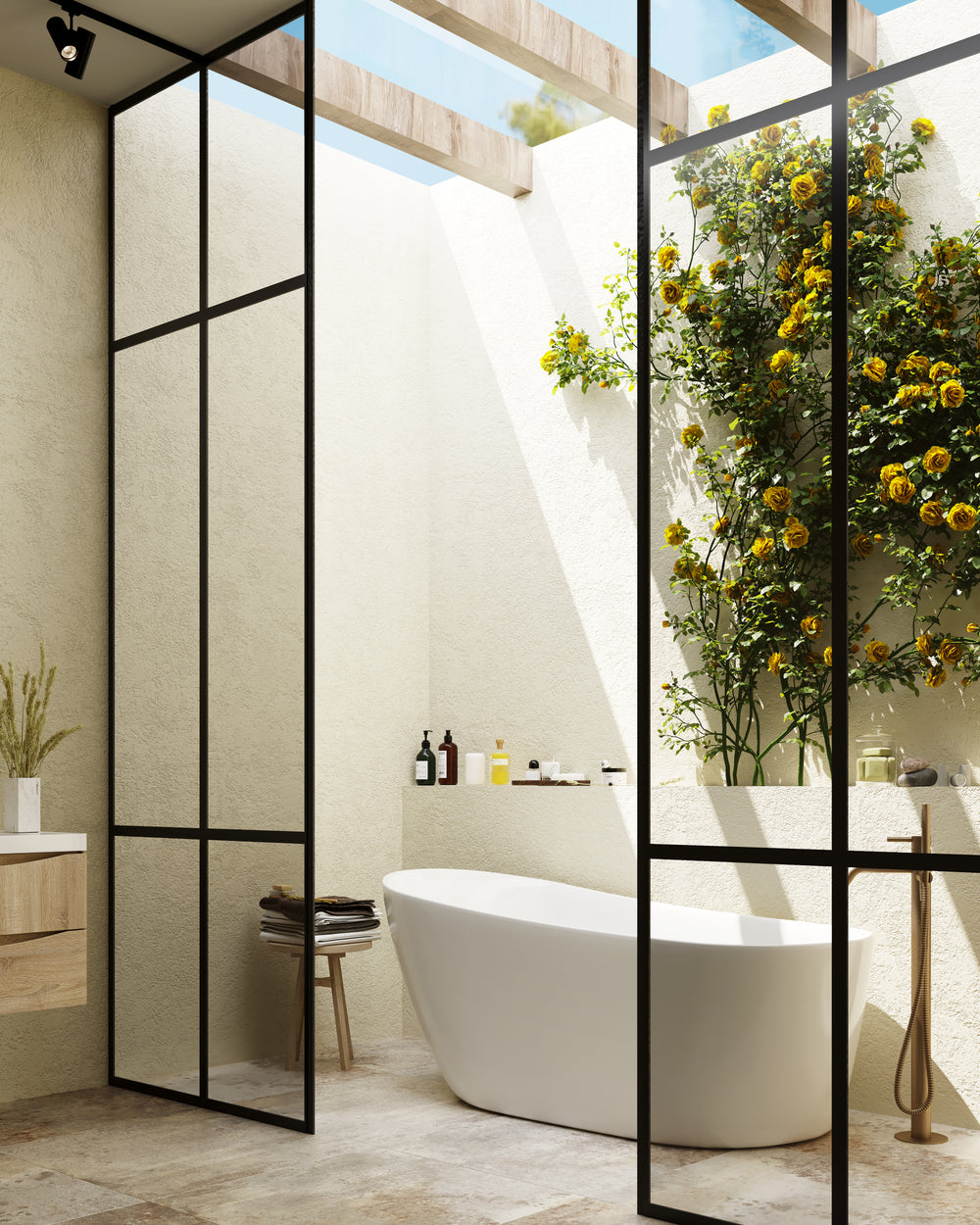 BELBAGNO ROMANO FREE STANDING BATHTUB SEMI GLOSS WHITE (AVAILABLE IN 1500MM AND 1700MM)