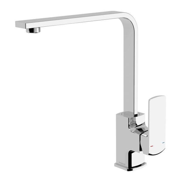 PHOENIX TEVA SQUARELINE SINK MIXER 200MM CHROME