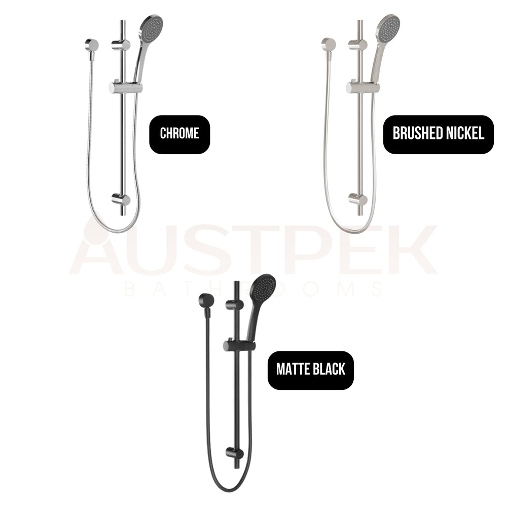 PHOENIX PINA RAIL SHOWER 644MM BRUSHED NICKEL