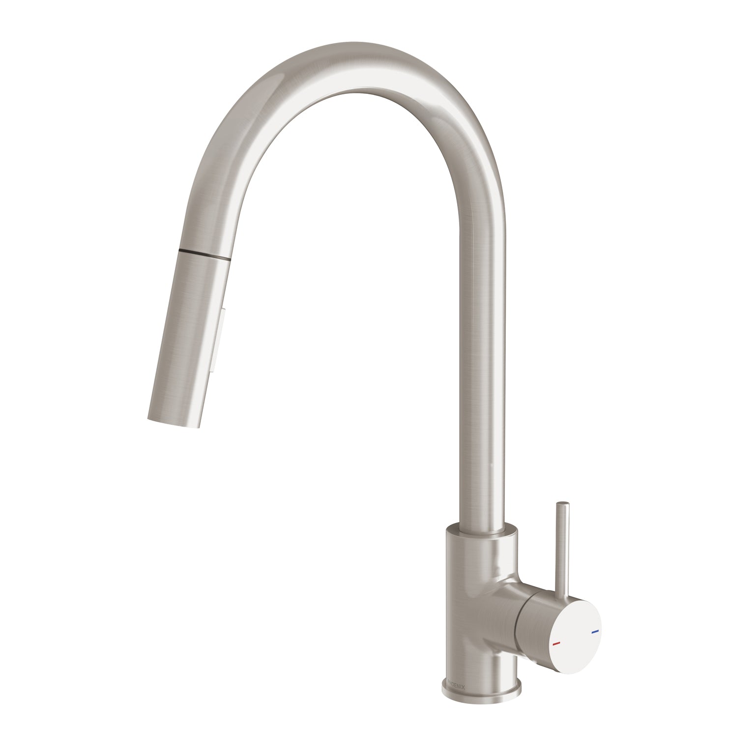 PHOENIX PINA LEAD FREE PULL OUT SINK MIXER 230MM BRUSHED NICKEL