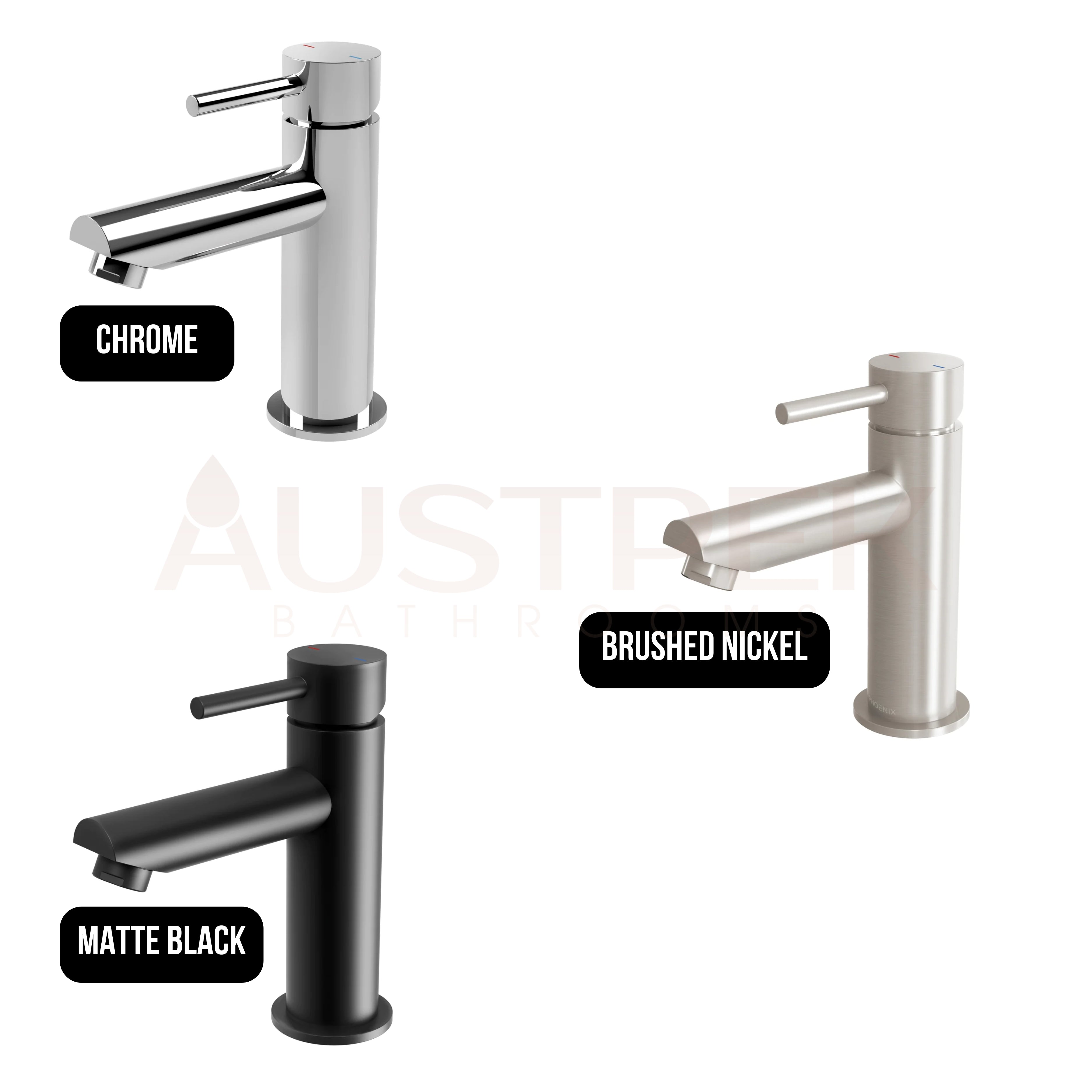 PHOENIX PINA LEAD FREE BASIN MIXER 153MM MATTE BLACK