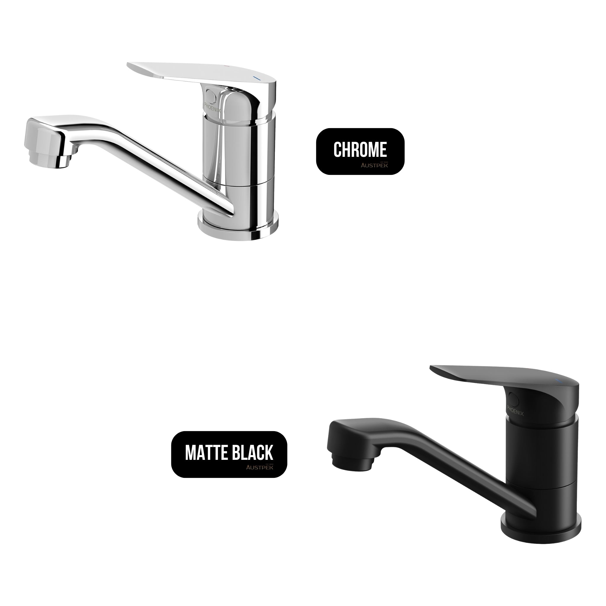 PHOENIX IVY MKII LEAD FREE SWIVEL BASIN MIXER 119MM CHROME