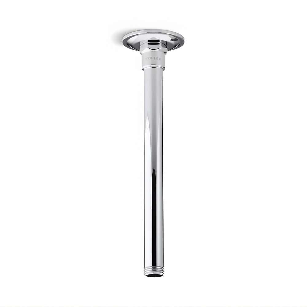 KOHLER CEILING MOUNTED SHOWER ARM 254MM CHROME