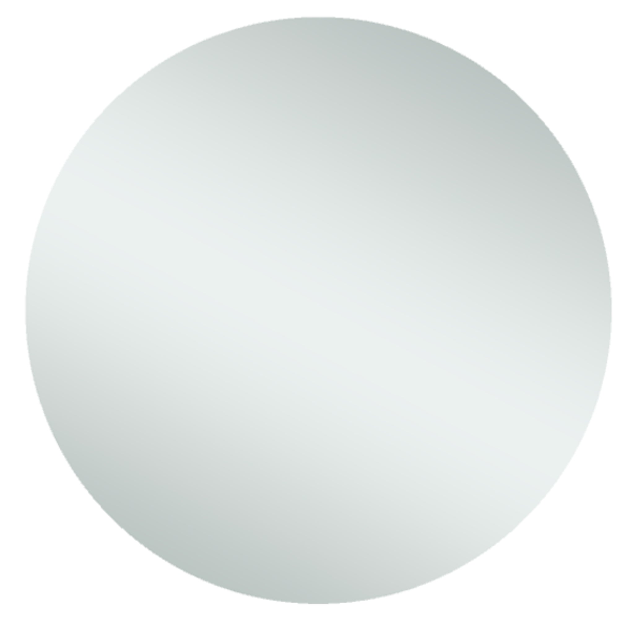 THERMOGROUP ABLAZE ROUND POLISHED EDGE MIRROR WITH DEMISTER 800MM