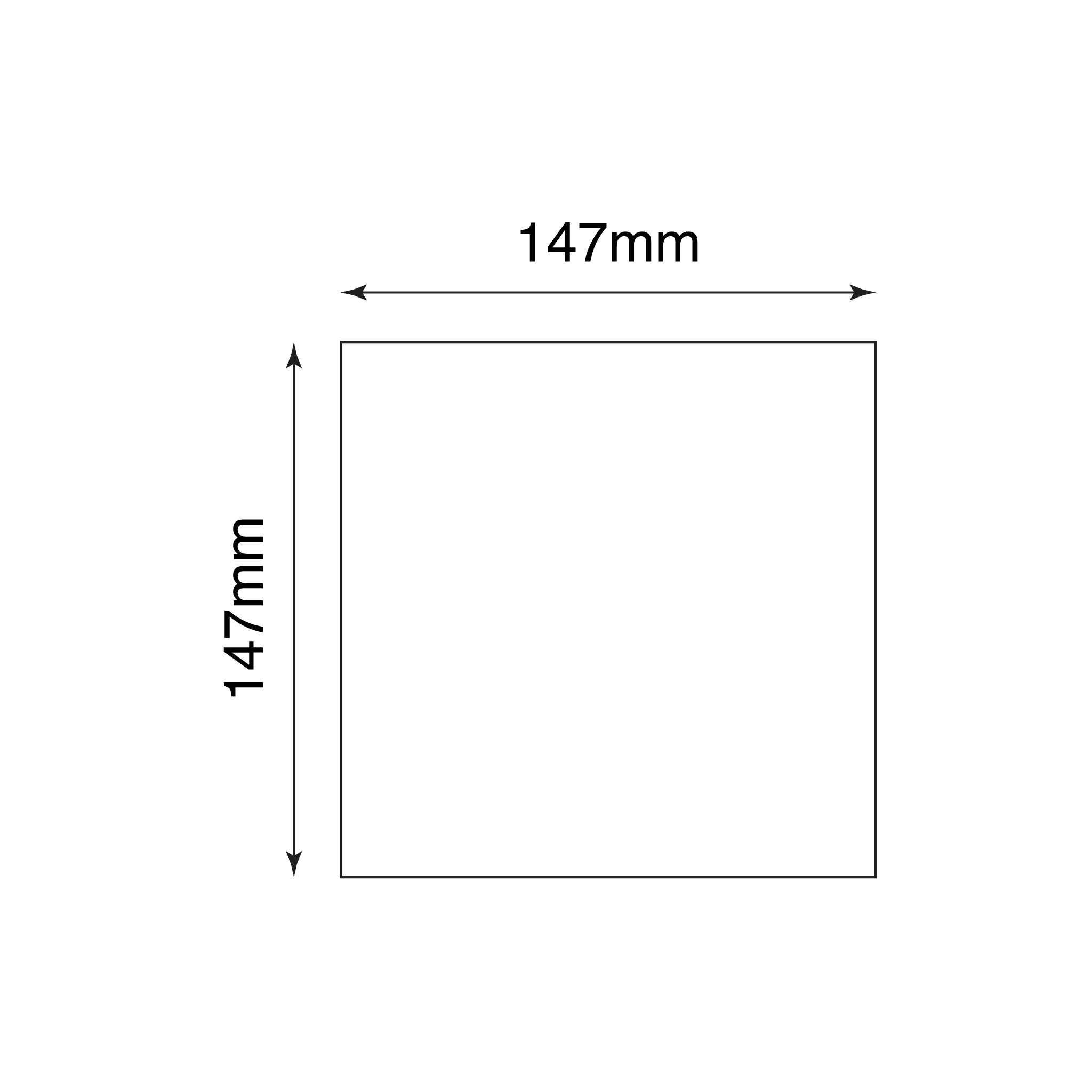 DUNE CERAMICA DUNE BERLIN WHITE MATTE 147X147MM SQUARE TILE (PER BOX)