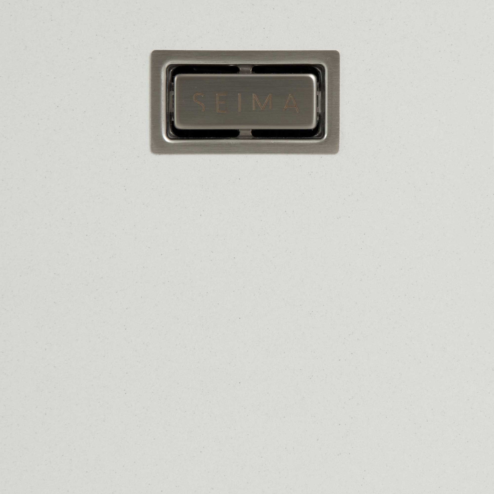 SEIMA OROS 1162 DOUBLE BOWL KITCHEN SINK WITH DRAINER SILK MATTE WHITE 1160MM