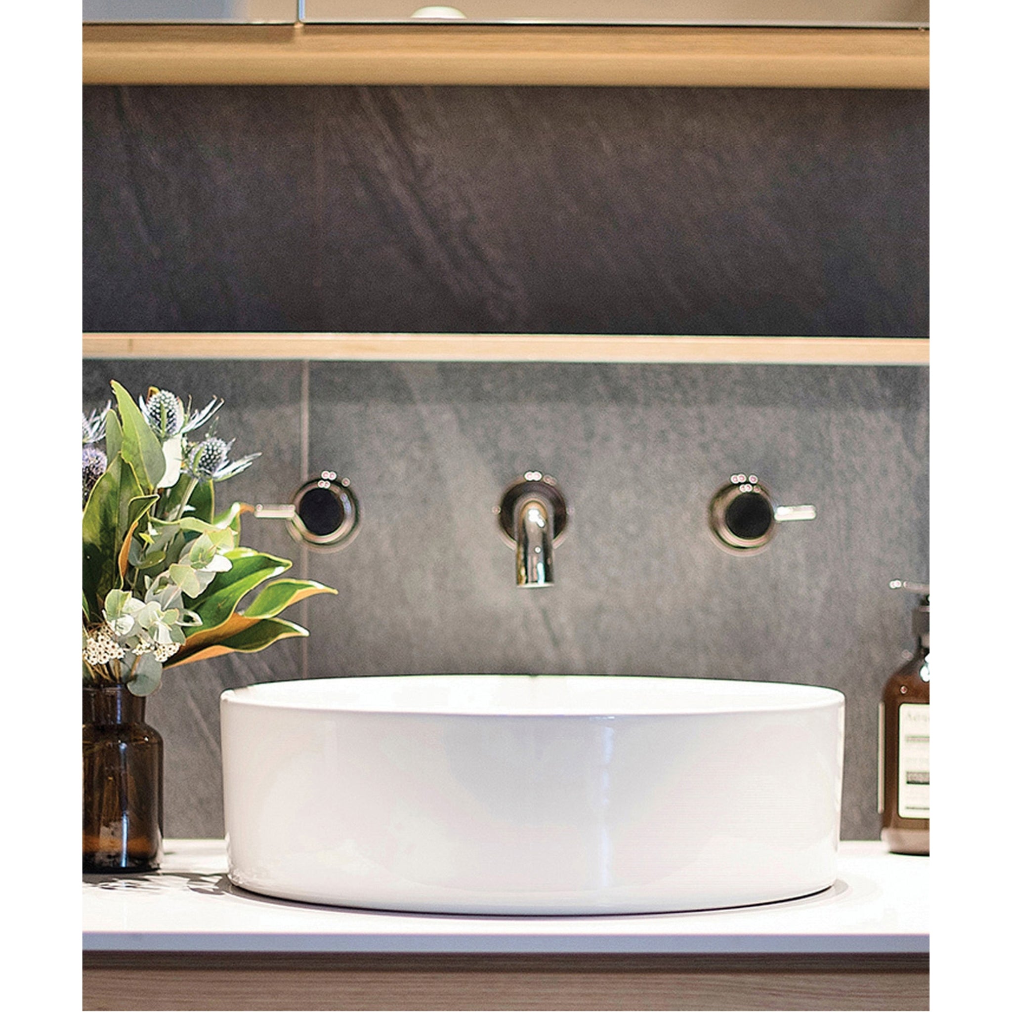 SEIMA ARKO 027 ABOVE COUNTER BASIN GLOSS WHITE 400MM