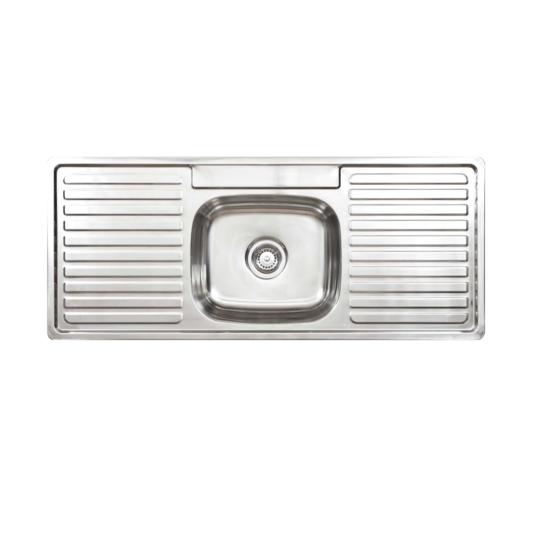 SEIMA ACERO 012 SINGLE BOWL KITCHEN SINK WITH TWO DRAINERS STAINLESS STEEL 1200MM