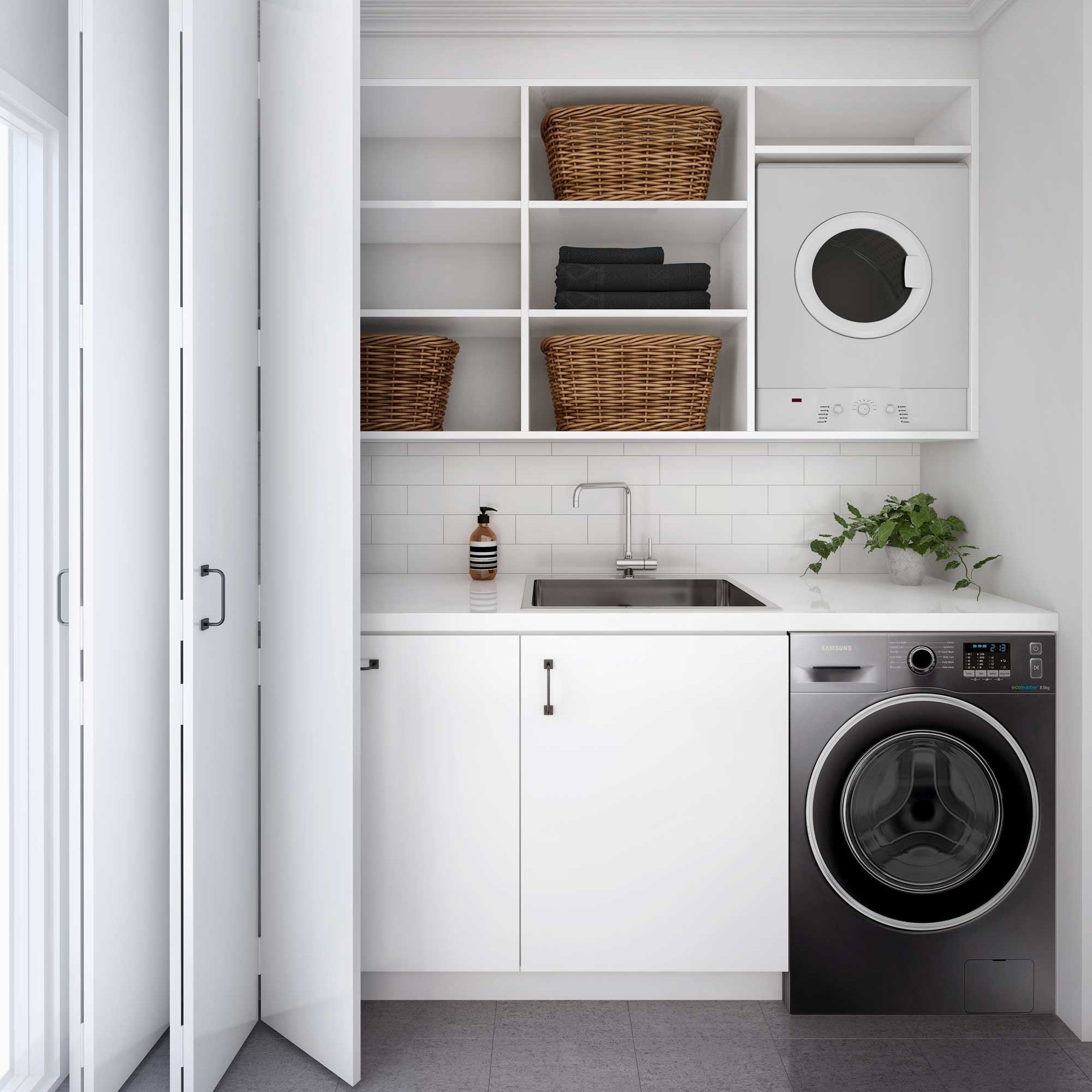 SEIMA KUBIC DEEP 550 SINGLE BOWL KITCHEN AND LAUNDRY SINK STAINLESS STEEL 550MM