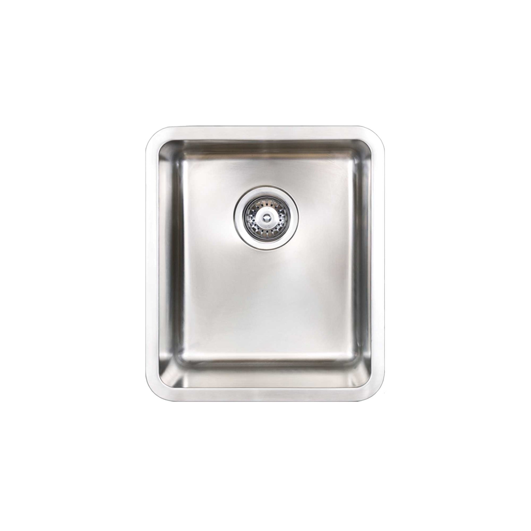 SEIMA KUBIC 340 SINGLE BOWL KITCHEN SINK STAINLESS STEEL 384MM