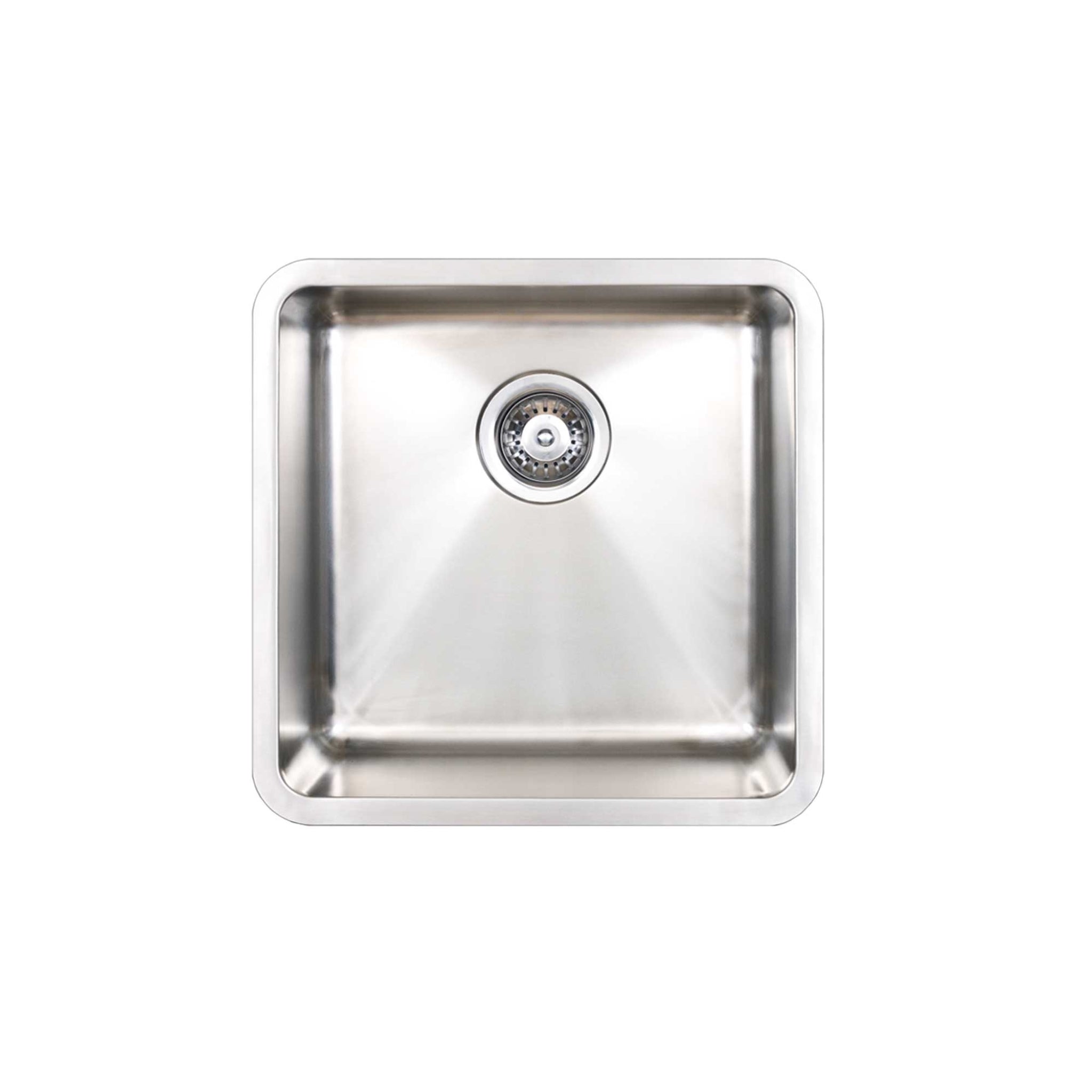 SEIMA KUBIC 400 SINGLE BOWL KITCHEN AND LAUNDRY SINK STAINLESS STEEL 444MM