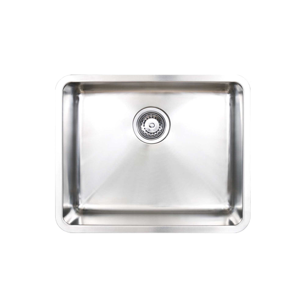 SEIMA KUBIC 500 SINGLE BOWL KITCHEN AND LAUNDRY SINK STAINLESS STEEL 544MM