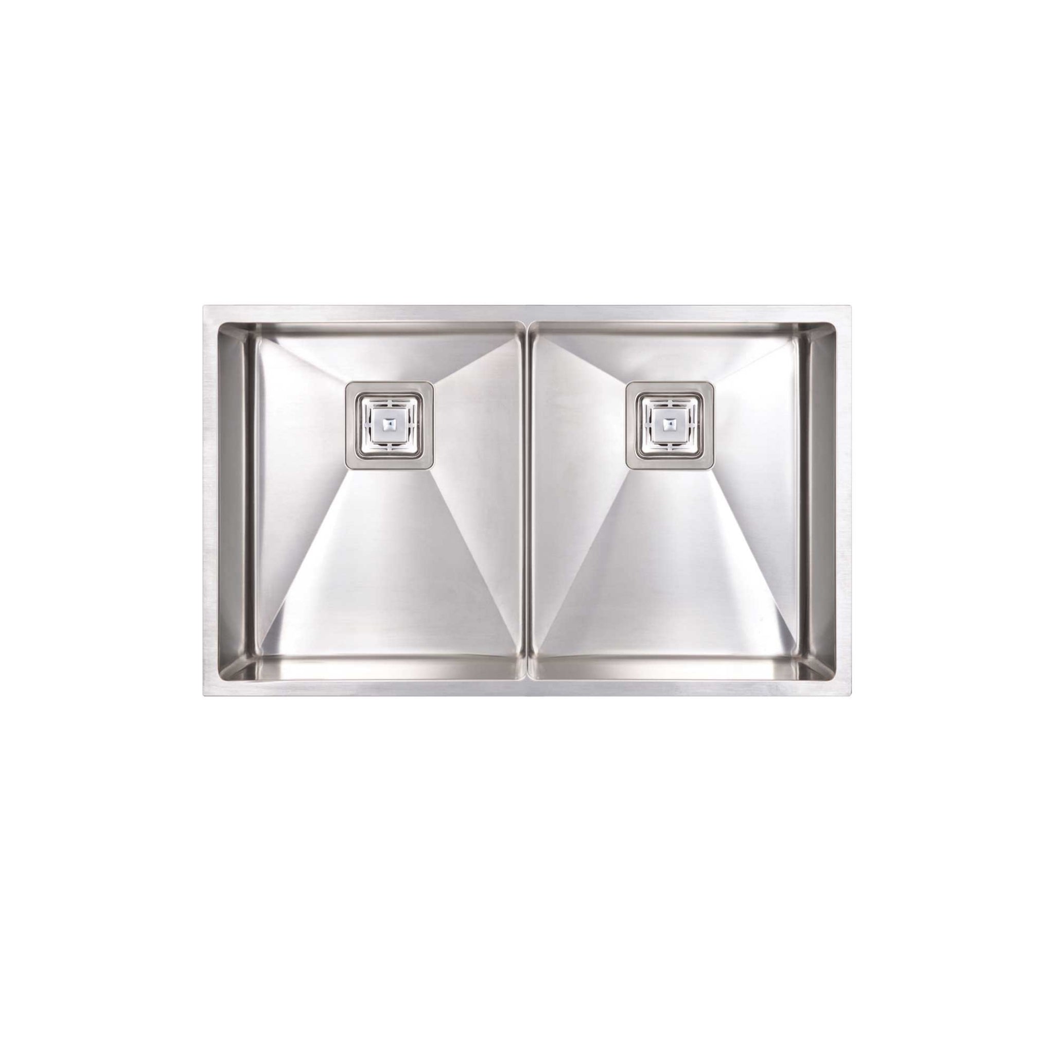 SEIMA TETRA 750 BLADE DOUBLE BOWL KITCHEN SINK STAINLESS STEEL 752MM