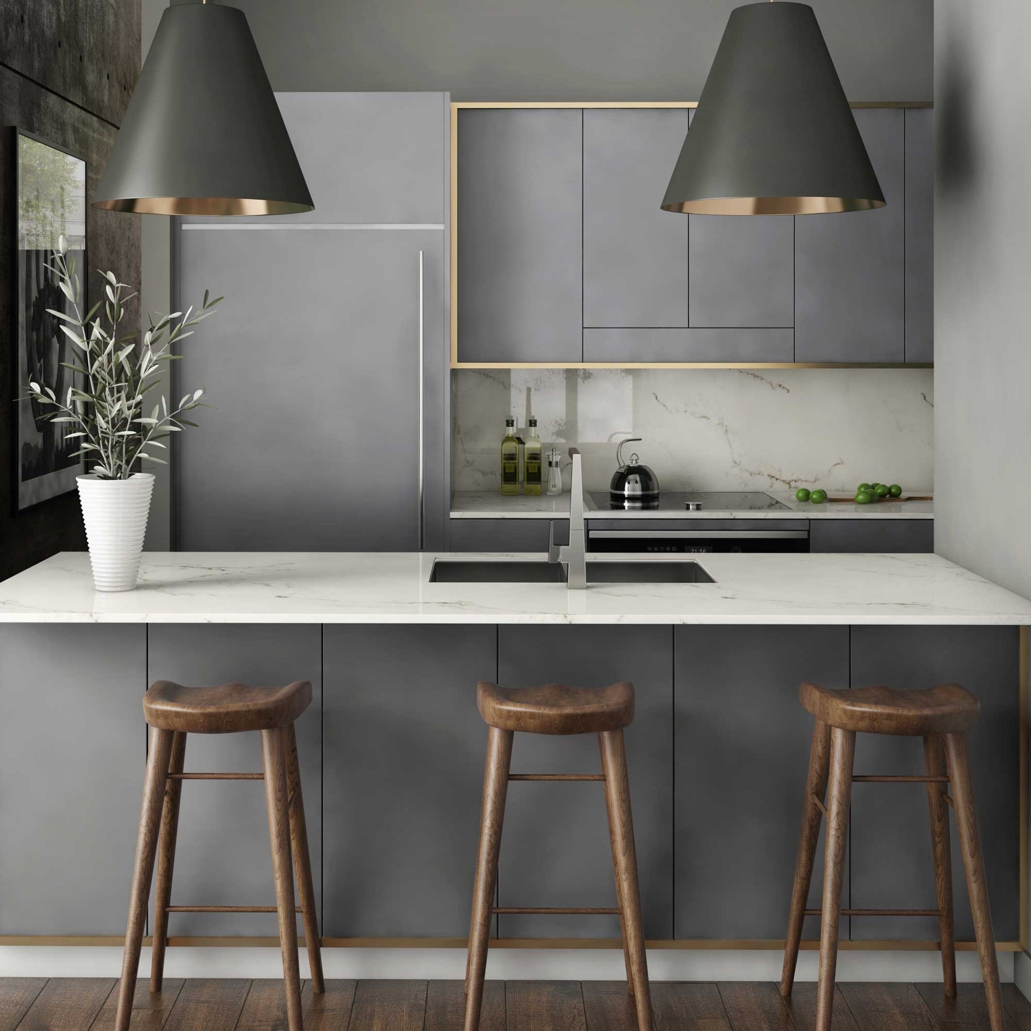 SEIMA TETRA 750 BLADE DOUBLE BOWL KITCHEN SINK STAINLESS STEEL 752MM