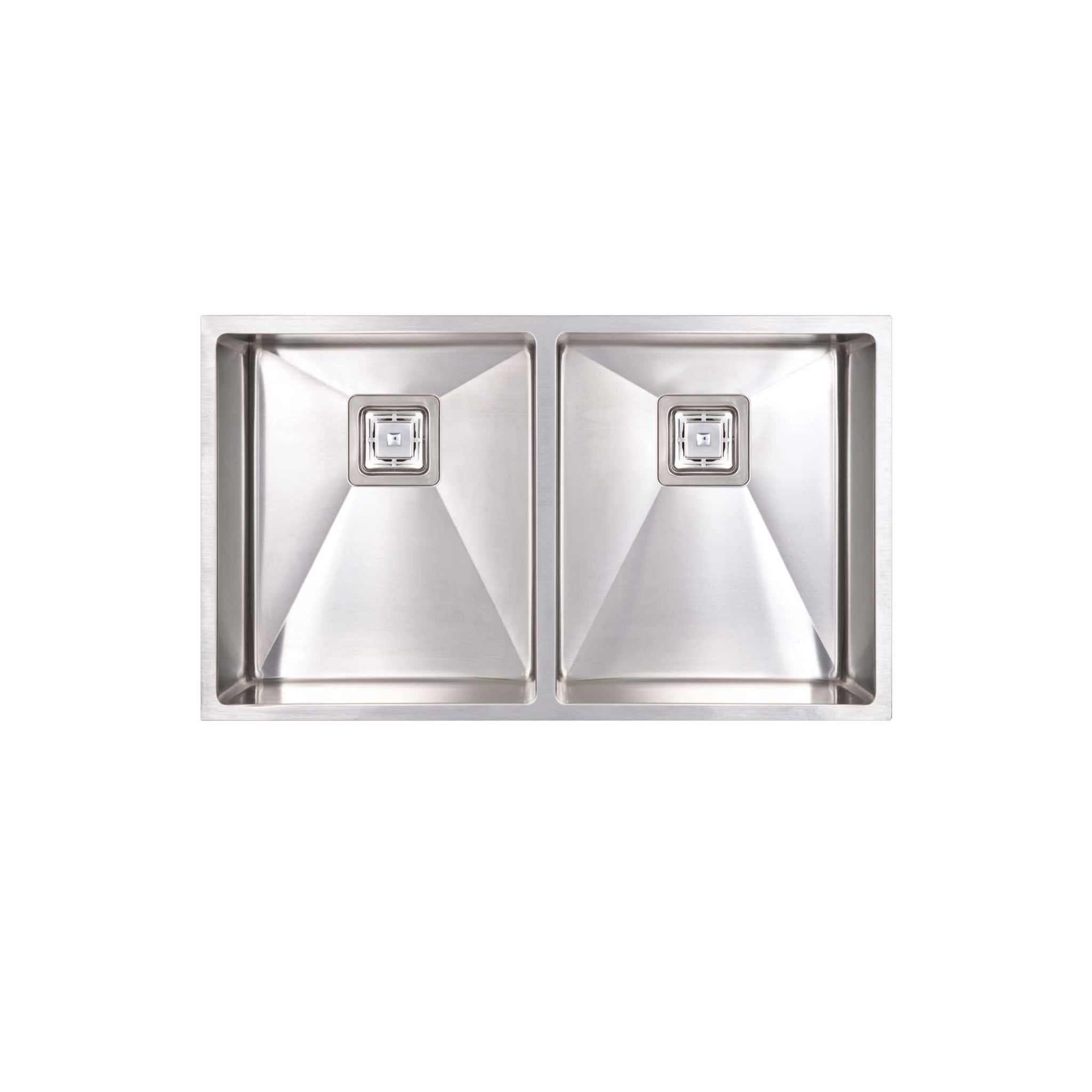 SEIMA TETRA 775 DOUBLE BOWL KITCHEN SINK STAINLESS STEEL 775MM
