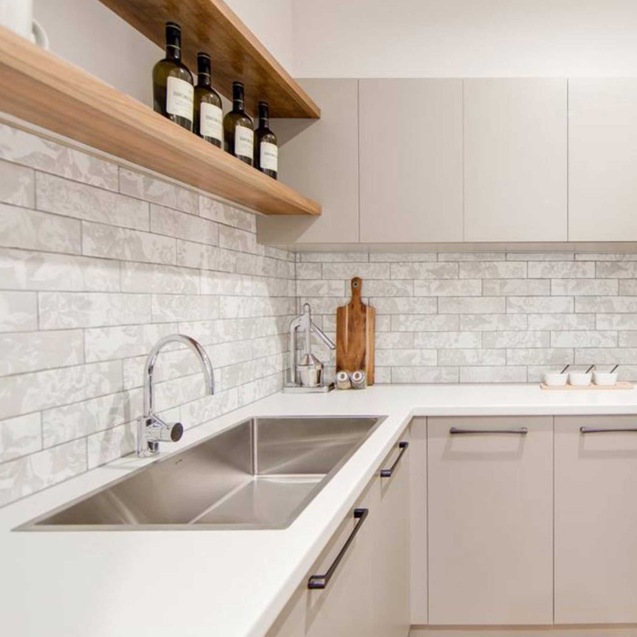 SEIMA TETRA 790 SINGLE BOWL KITCHEN AND LAUNDRY SINK STAINLESS STEEL 790MM