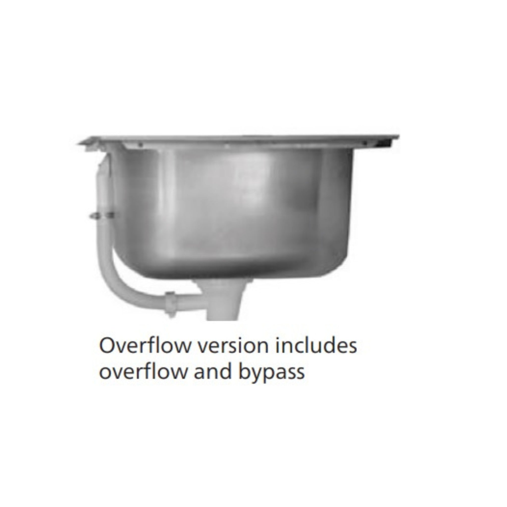 SEIMA TILOS 380 LAUNDRY CABINET WITH STAINLESS STEEL TUB WHITE 380MM