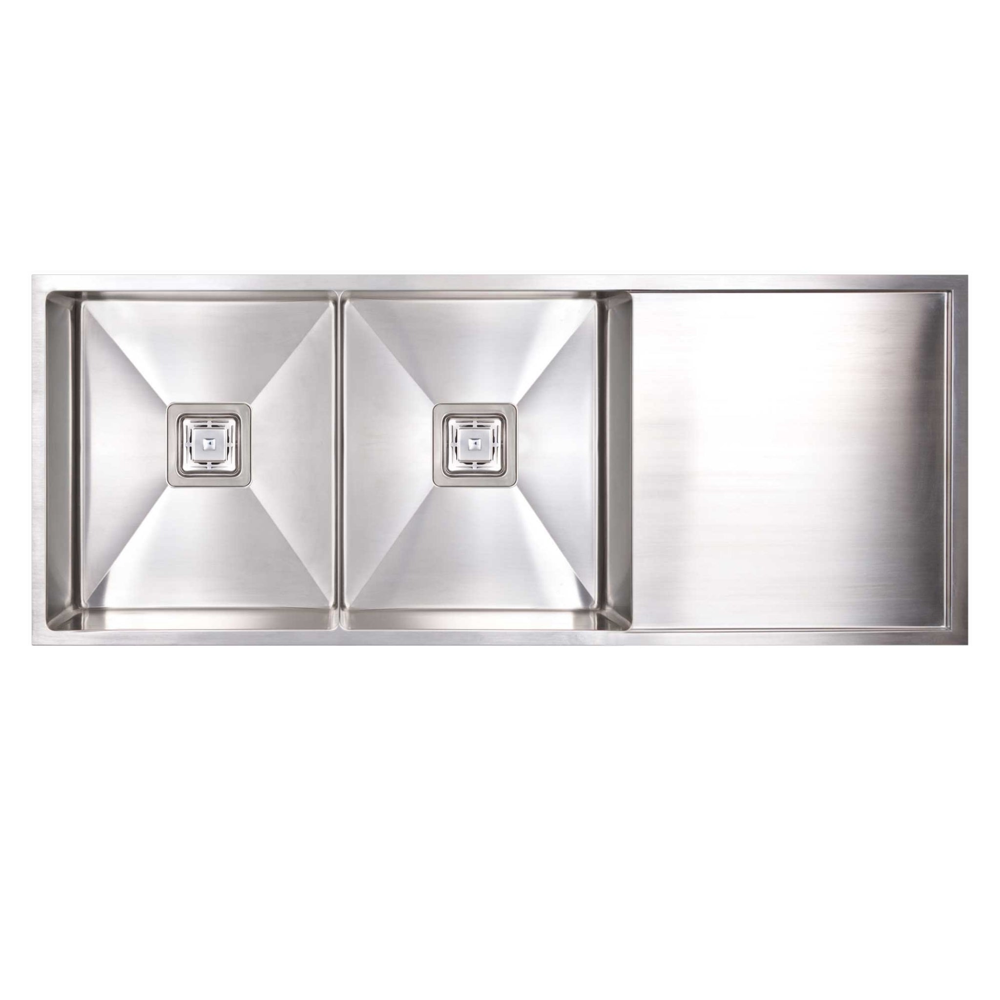 SEIMA TETRA 1150 BLADE DOUBLE BOWL KITCHEN SINK WITH DRAINER STAINLESS STEEL 1150MM