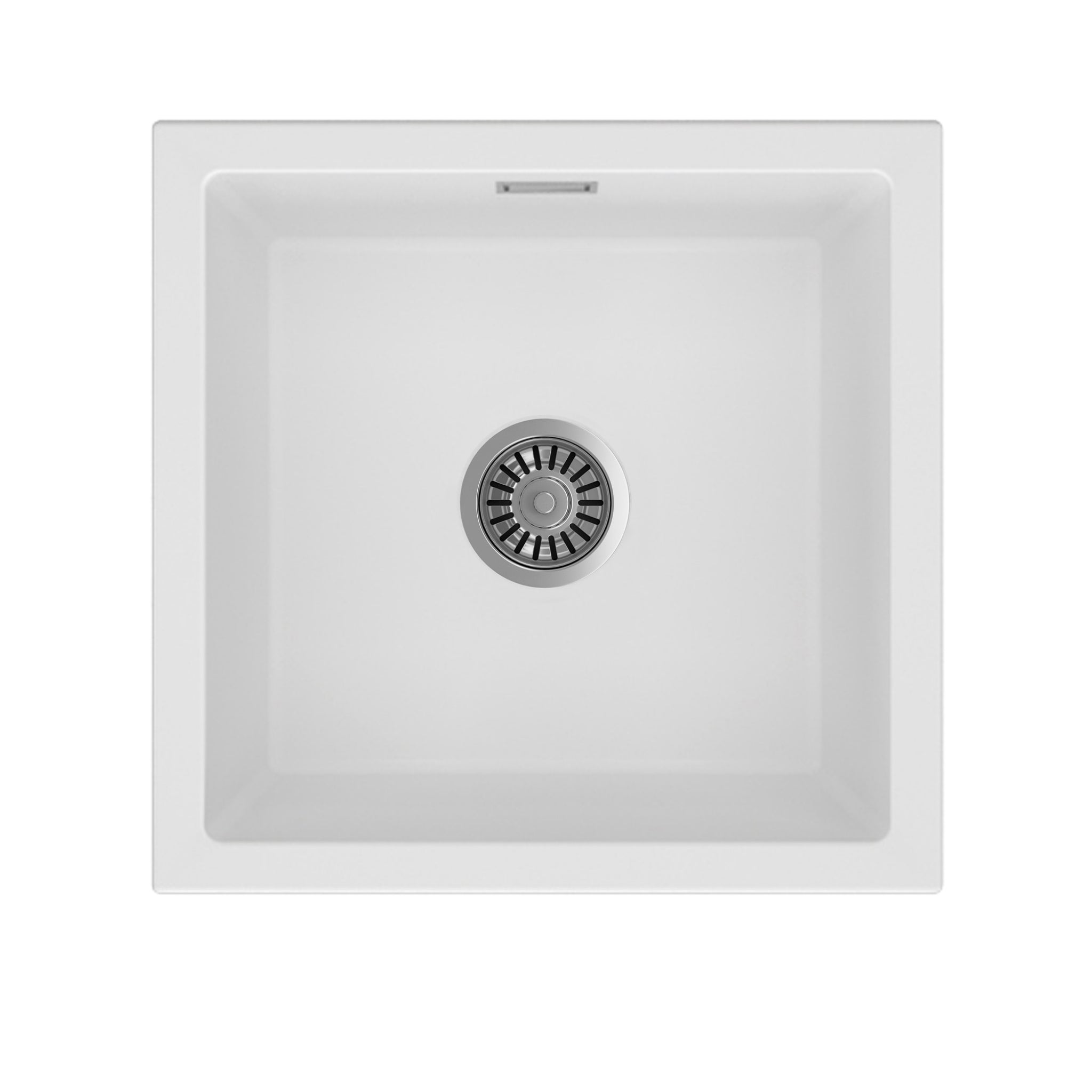 SEIMA OROS 450 SINGLE BOWL KITCHEN AND LAUNDRY SINK SILK MATTE WHITE 450MM