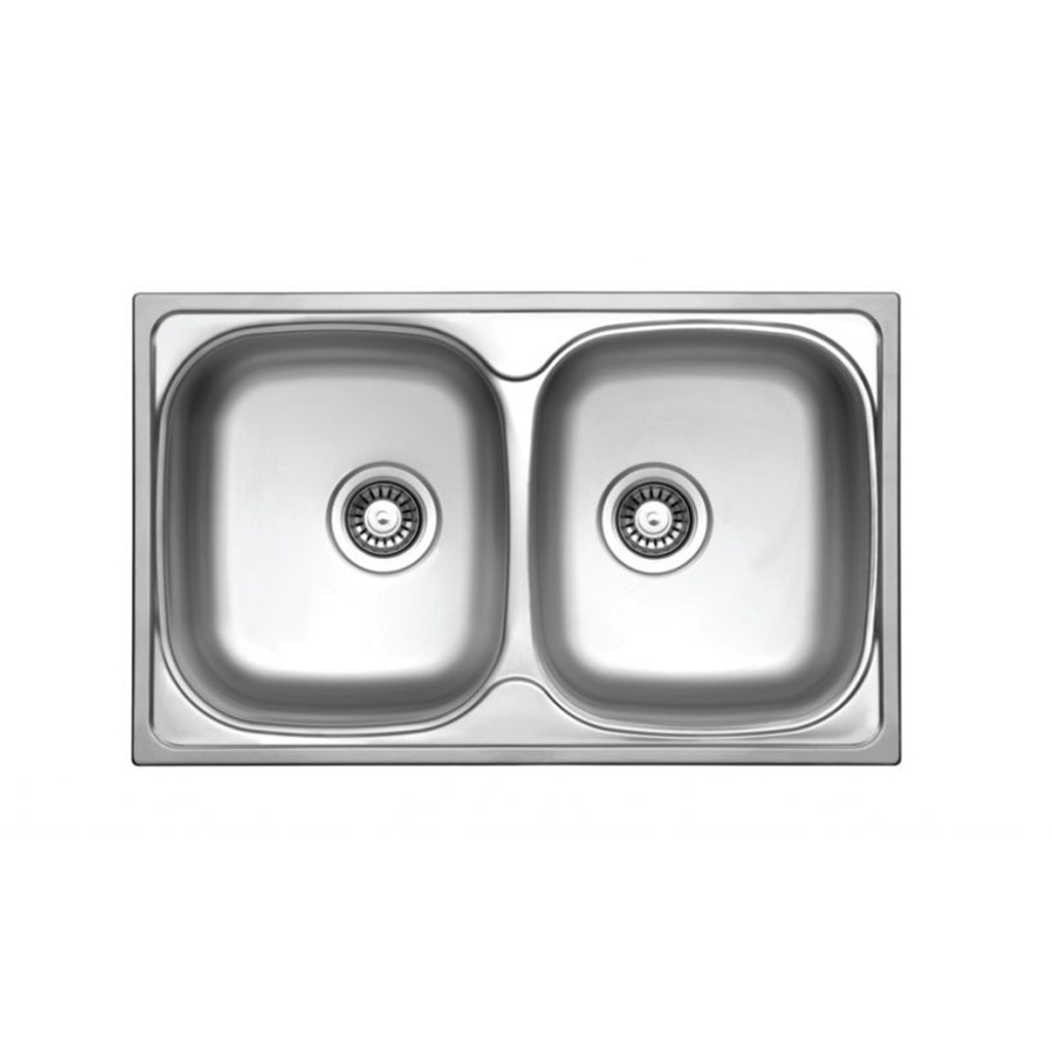 SEIMA ACERO 780 DOUBLE BOWL KITCHEN SINK STAINLESS STEEL 780MM