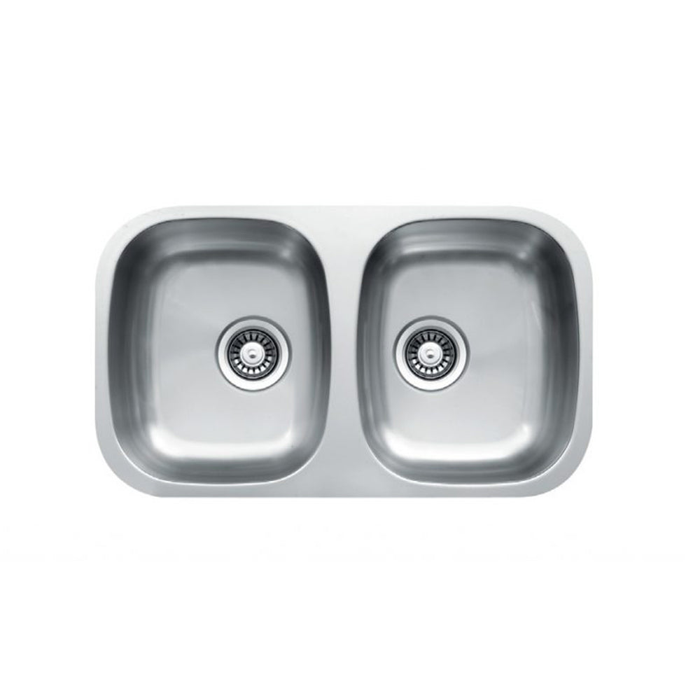 SEIMA ACERO 754 DOUBLE BOWL KITCHEN SINK STAINLESS STEEL 754MM