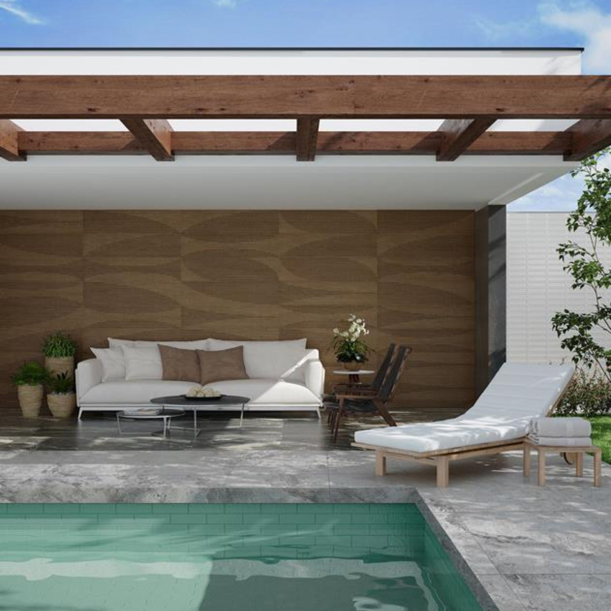 MUSES IMPERIAL STONE LIGHT GREY FELLTEC 600X600MM SQUARE PAVER (PER BOX)