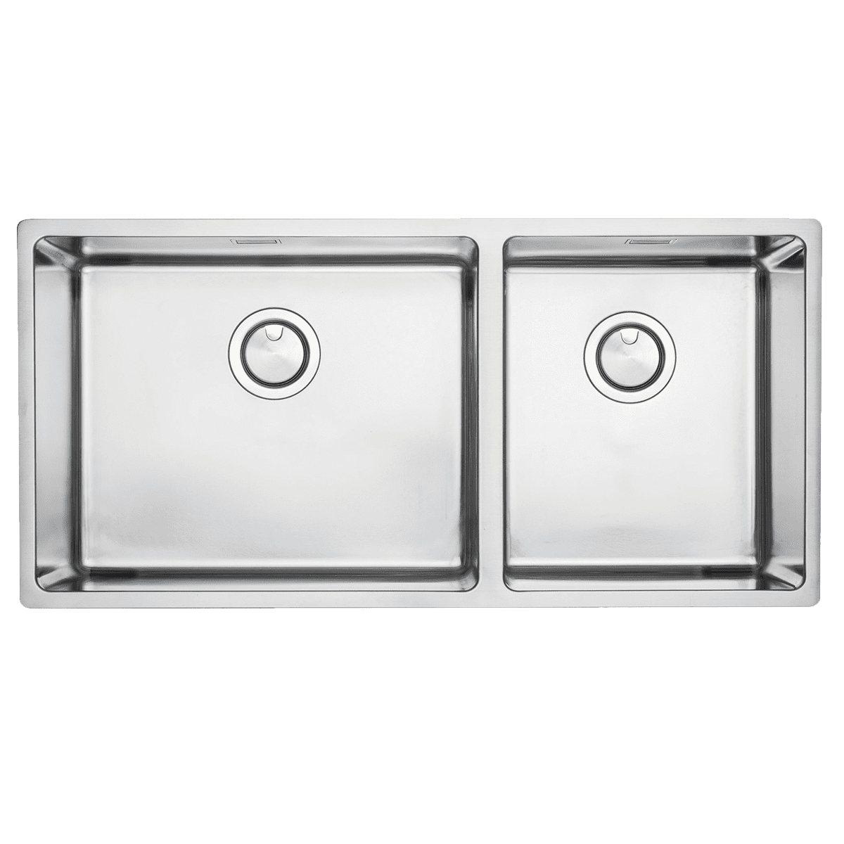 BARAZZA R15 DOUBLE BOWL KITCHEN SINK STAINLESS STEEL 910MM