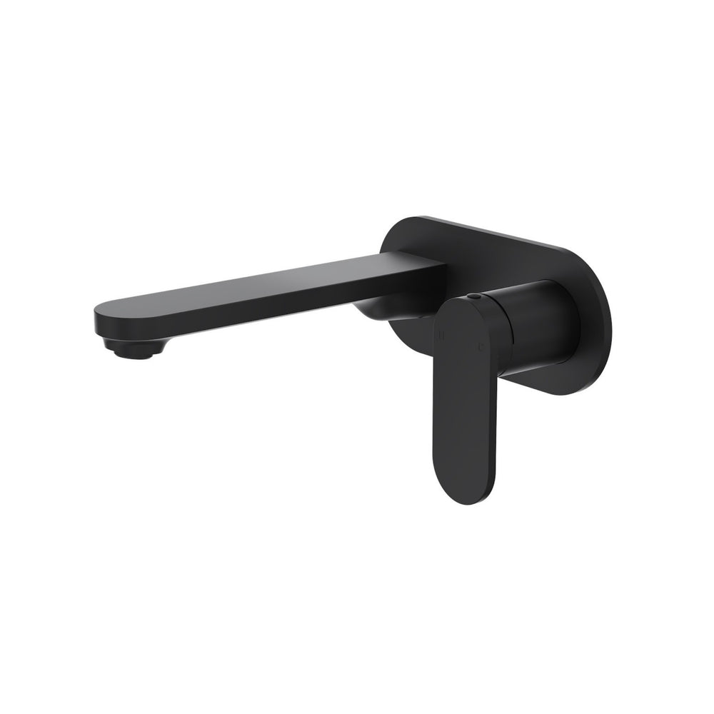 LINSOL CAPO 1-PLATE WALL BASIN / BATH MIXER 175MM MATTE BLACK