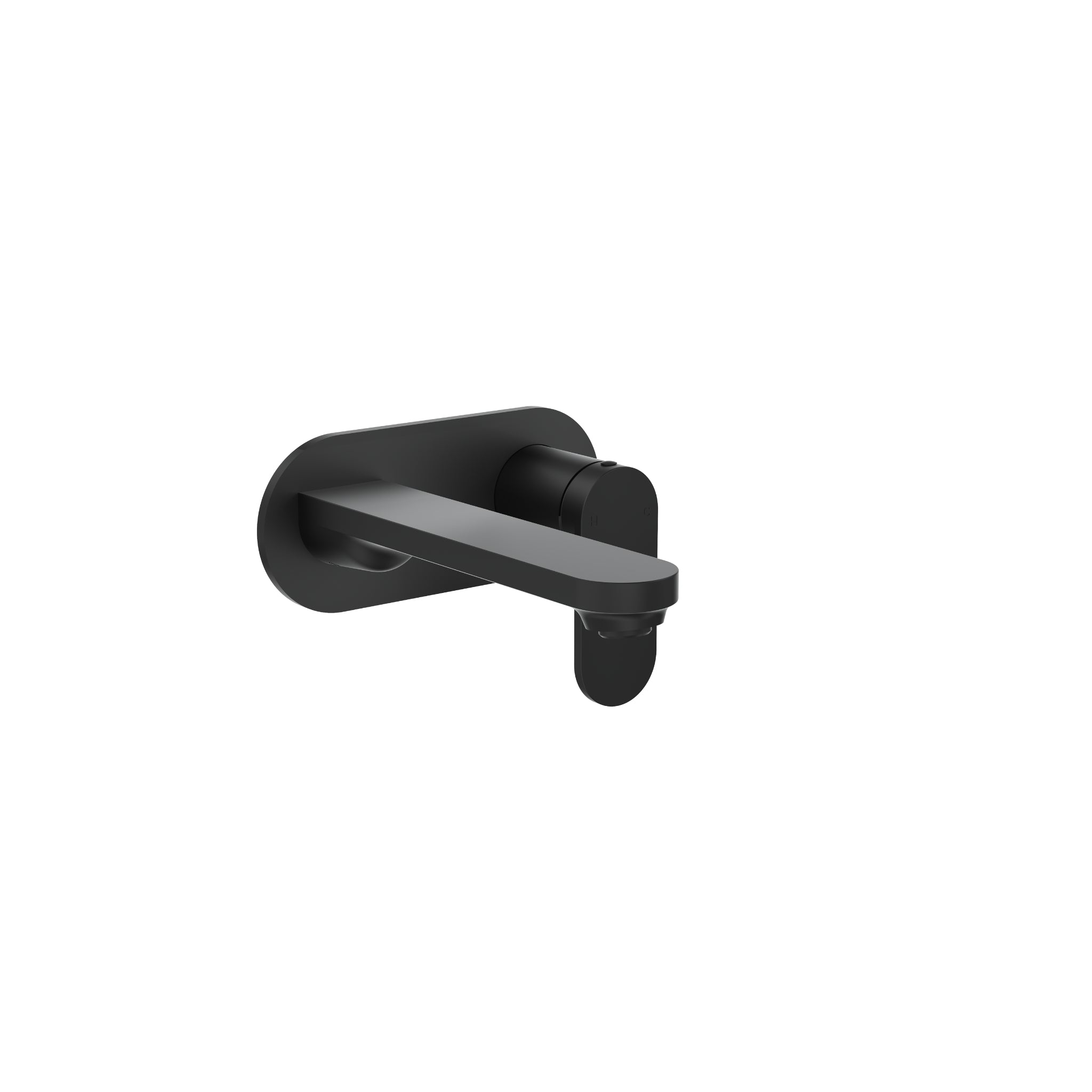 LINSOL CAPO 1-PLATE WALL BASIN / BATH MIXER 175MM MATTE BLACK