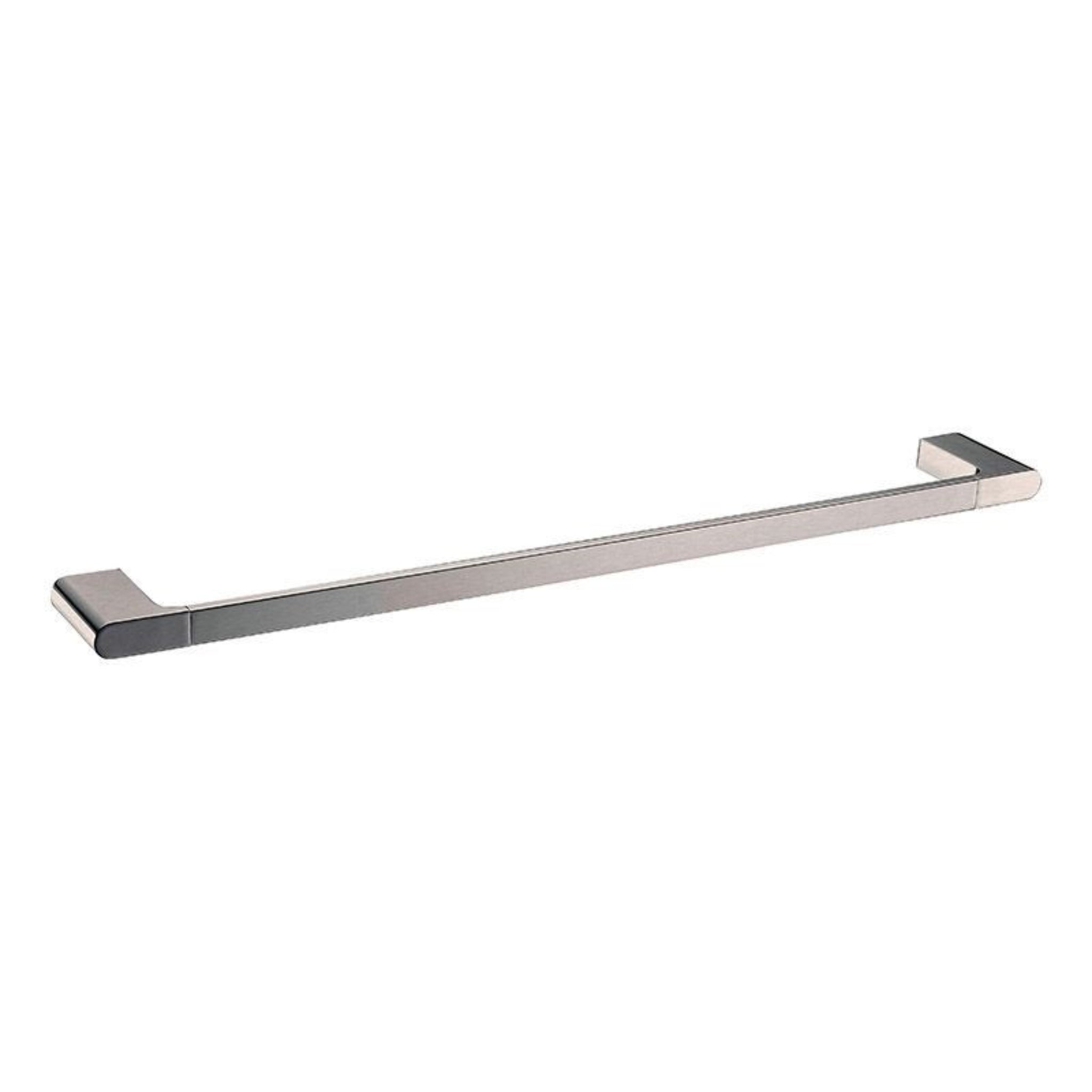 AQUAPERLA AU SINGLE TOWEL RAIL BRUSHED NICKEL 800MM