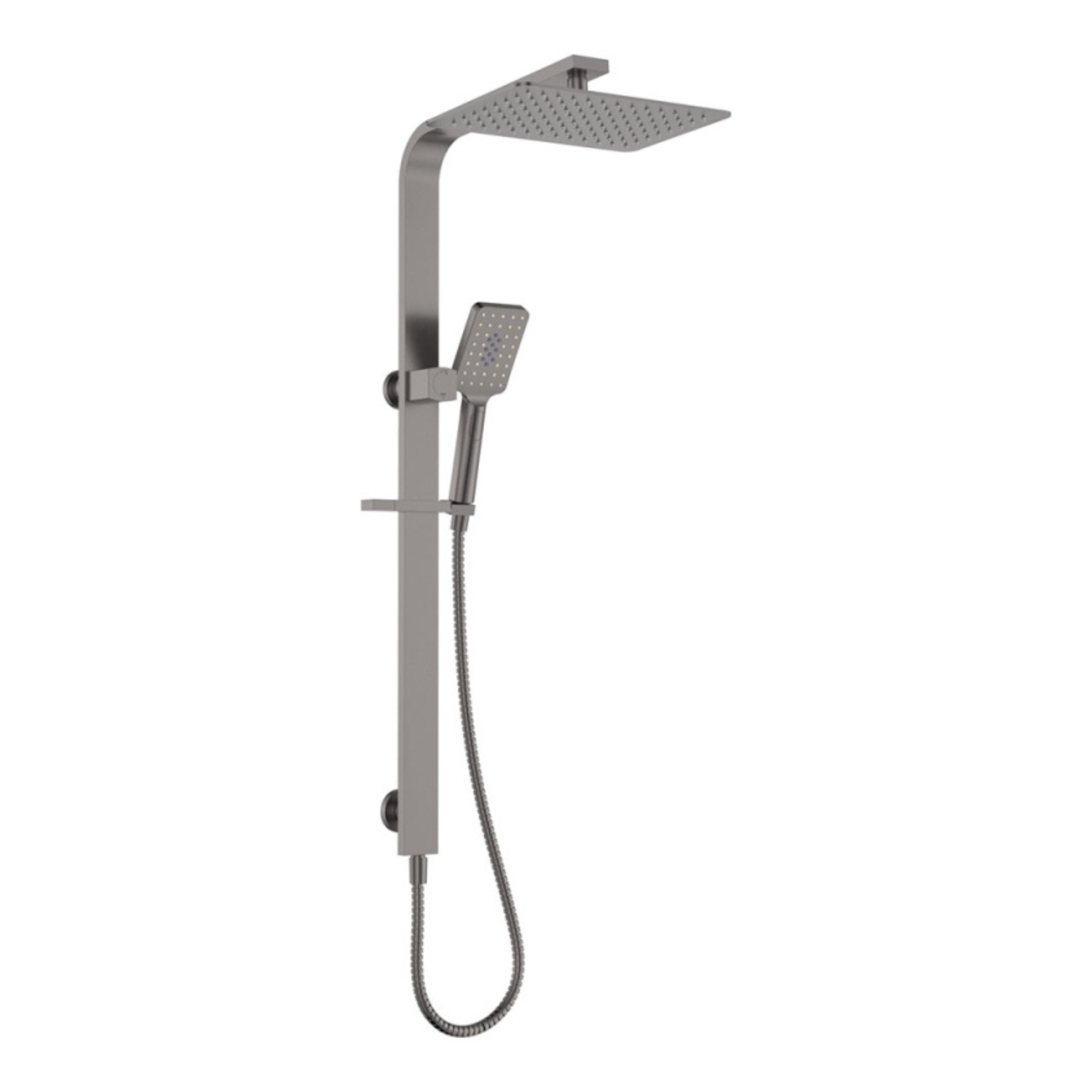 FIENZA TONO DELUXE TWIN SHOWER GUN METAL