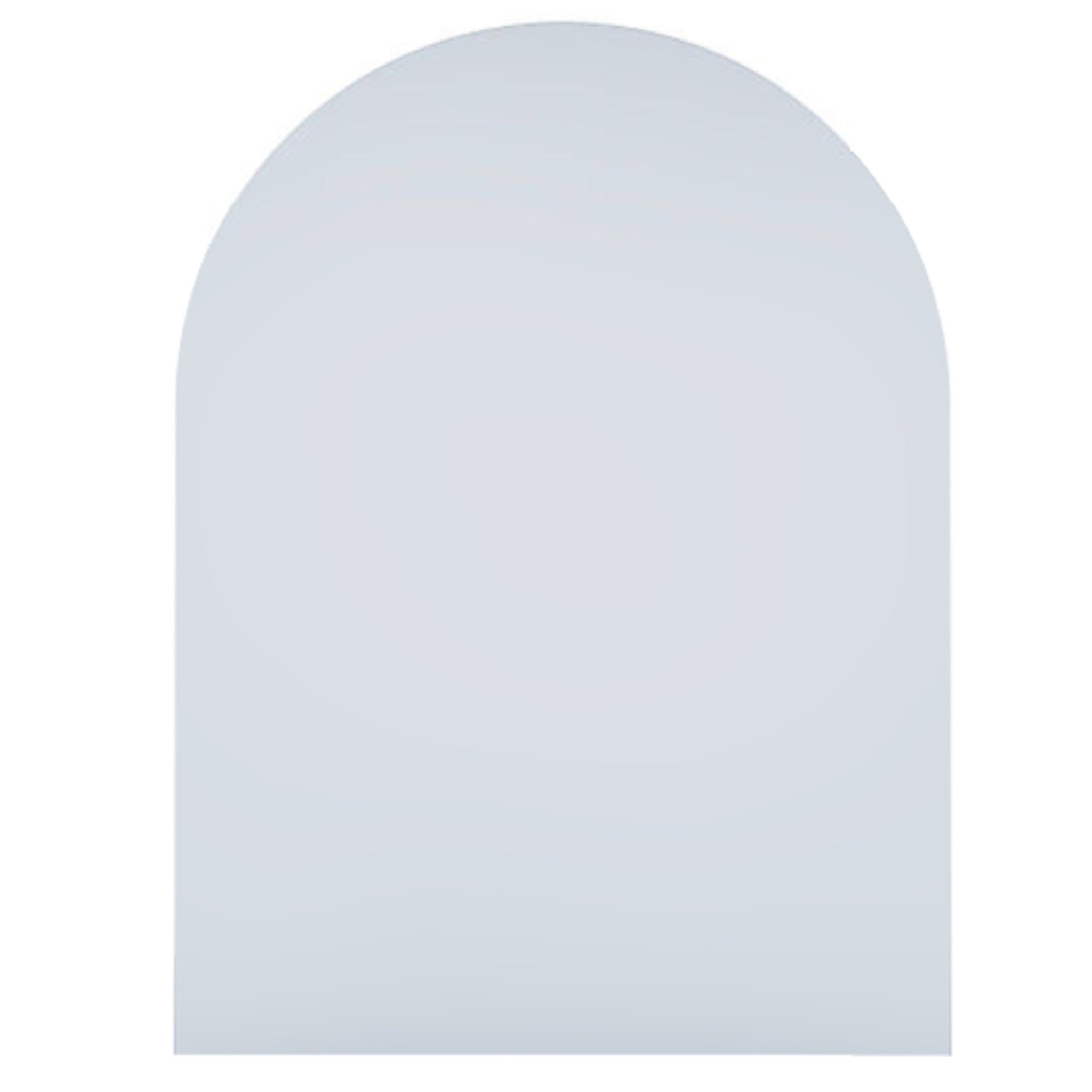 THERMOGROUP ABLAZE ARCH SHAPE MIRROR GLUE-TO-WALL WITH DEMISTER 500X800MM