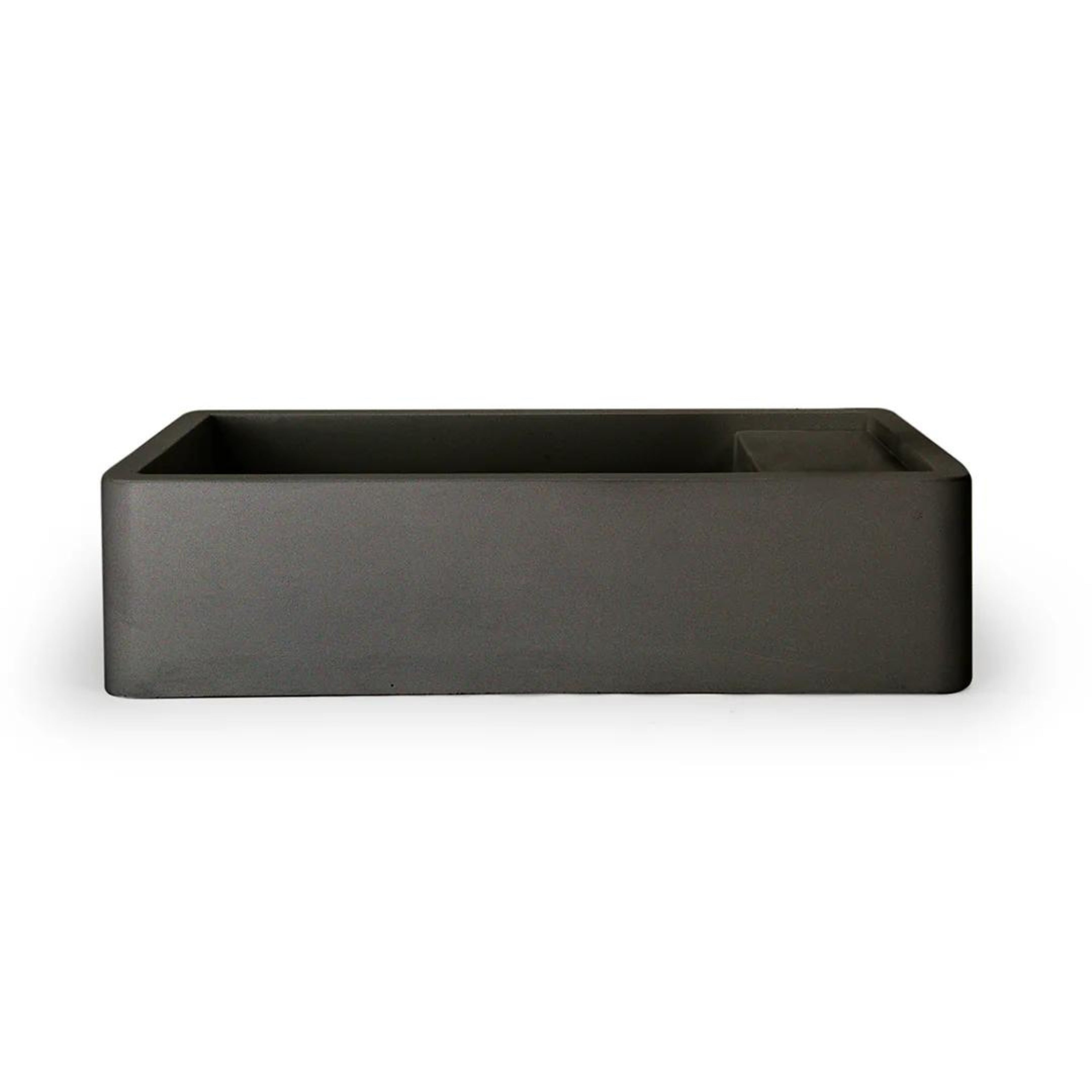 NOOD CO SHELF 01 ABOVE COUNTER / WALL HUNG BASIN CHARCOAL 440MM