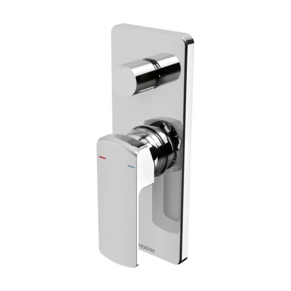 PHOENIX TEVA SHOWER AND BATH DIVERTER MIXER WITH TRIM KIT AND BODY CHROME