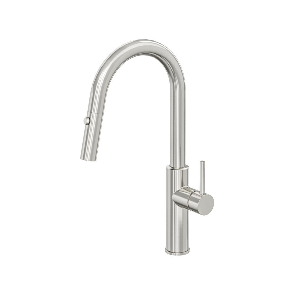 LINSOL HALO S2 PULL OUT SINK MIXER 440MM BRUSHED NICKEL