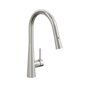 LINSOL KASHI PULL OUT SINK MIXER 410MM BRUSHED NICKEL