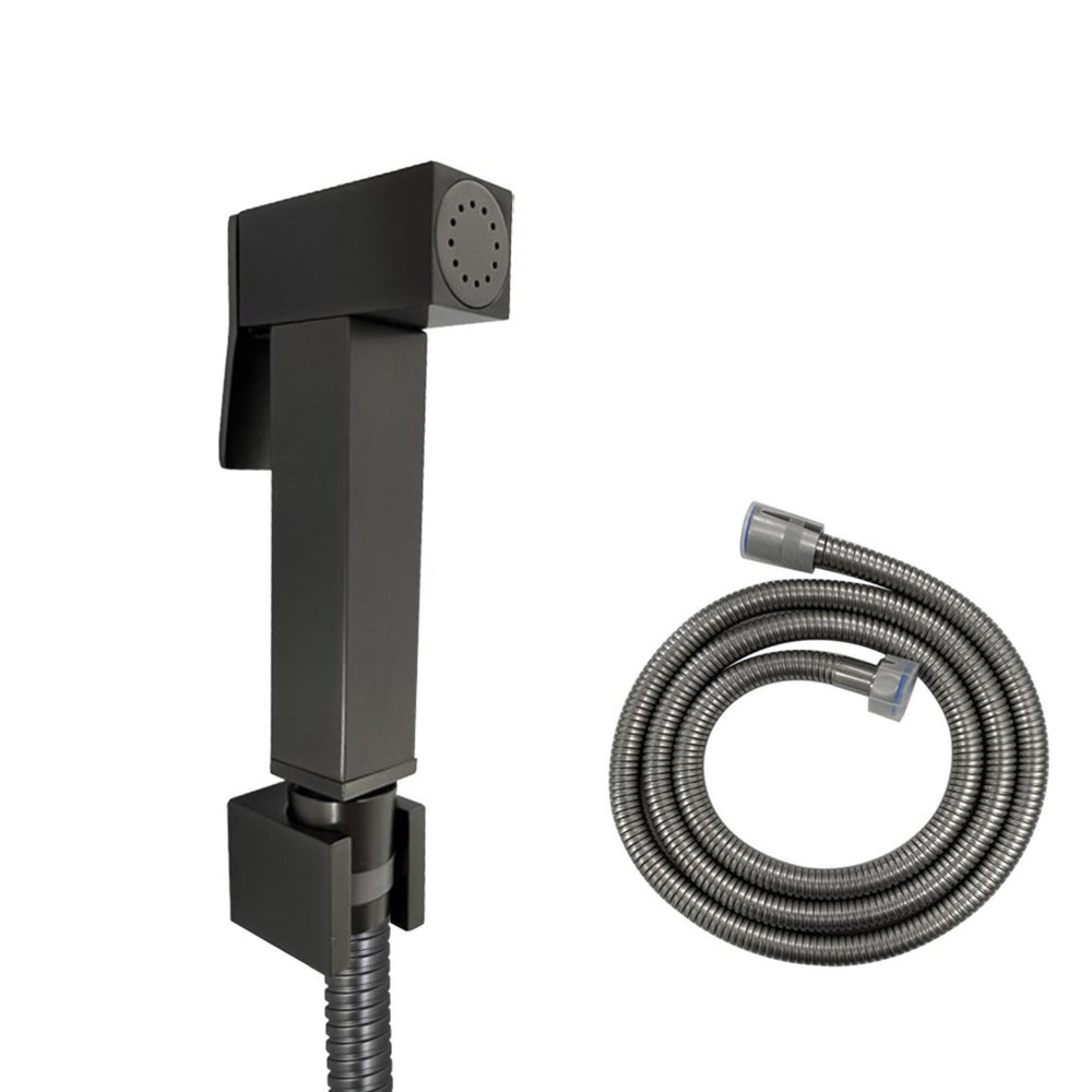 AQUAPERLA TOILET BIDET SPRAY KIT GUNMETAL 111MM