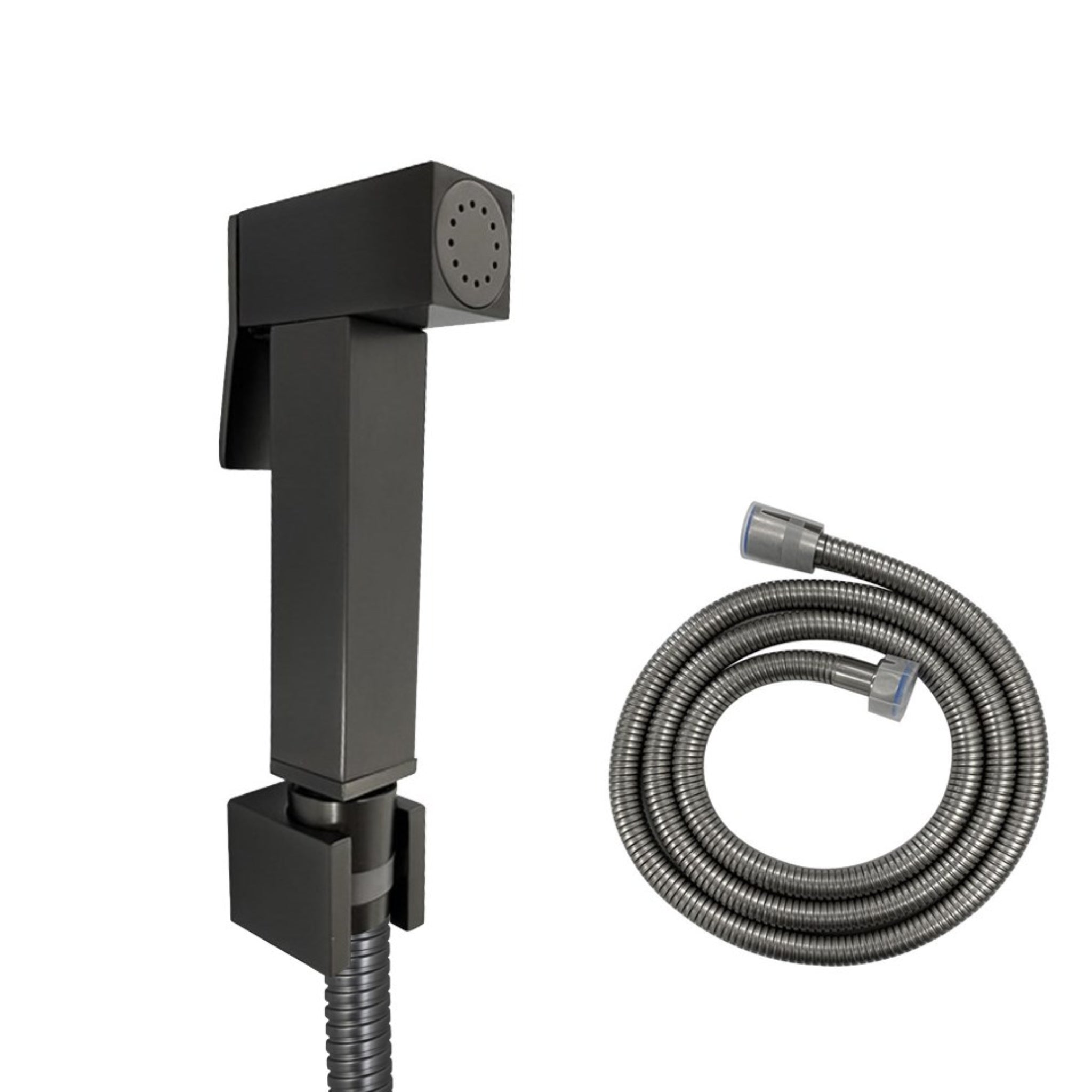AQUAPERLA TOILET BIDET SPRAY KIT GUNMETAL 111MM