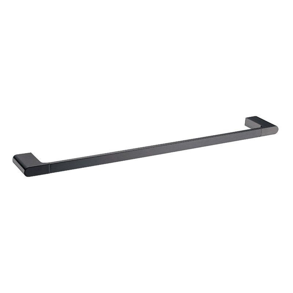 AQUAPERLA AU SINGLE TOWEL RAIL GUN METAL 800MM